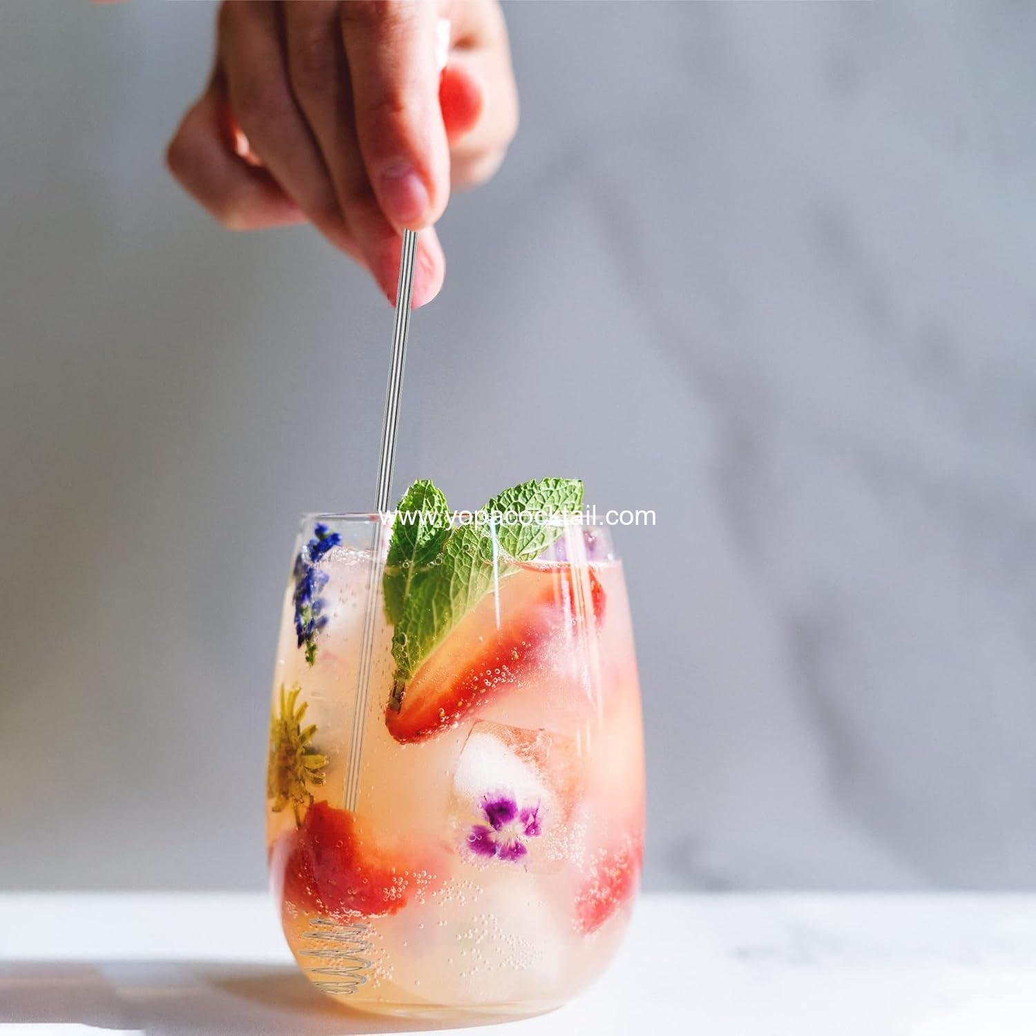 Wholesale Stainless Steel Coffee Stir Sticks 4-Pack Reusable Beverage Swizzle Stirrers with Honey Shape - Supplier