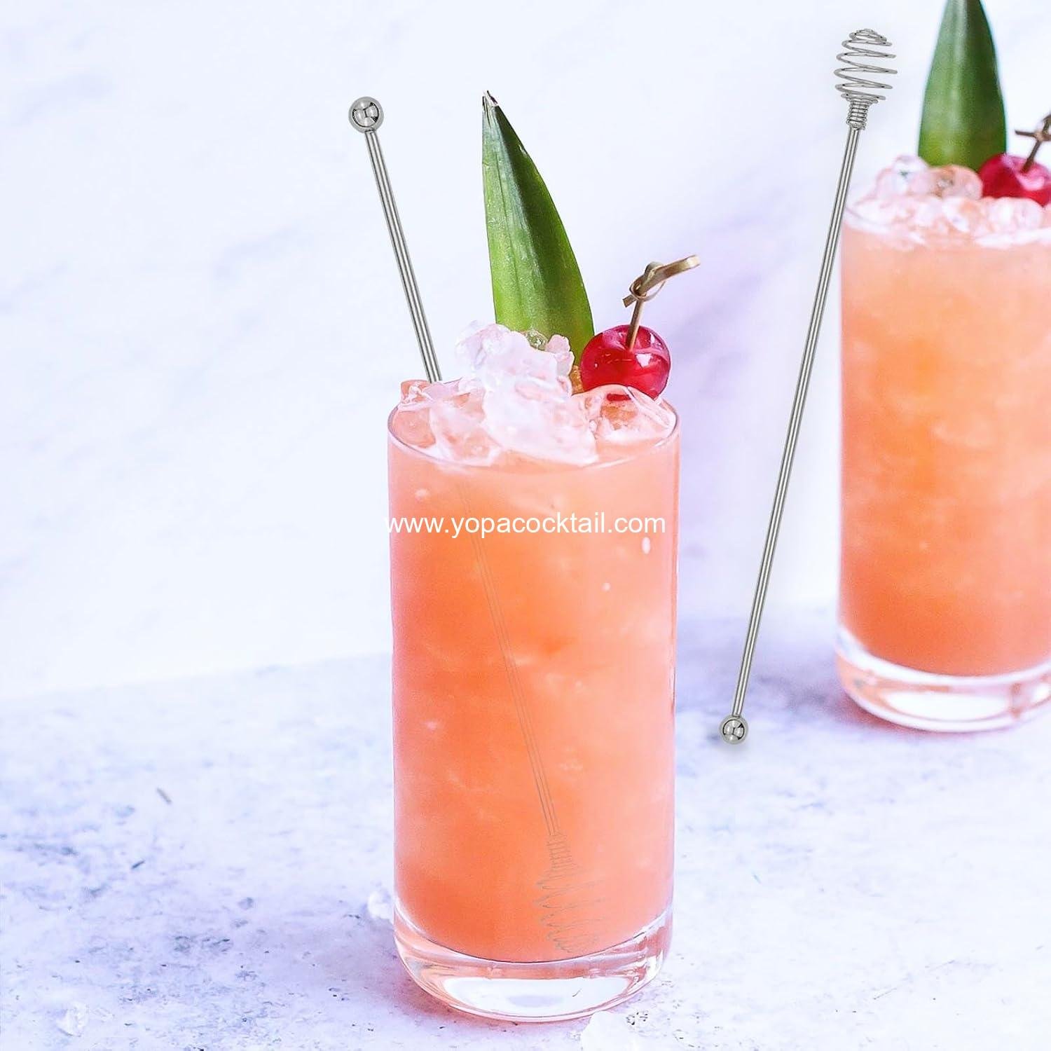 Wholesale Stainless Steel Coffee Stir Sticks 4-Pack Reusable Beverage Swizzle Stirrers with Honey Shape - Supplier