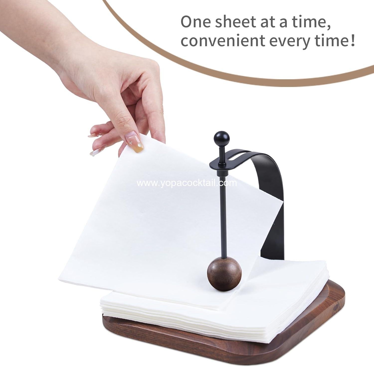 Wholesale Nordic Style Wooden Napkin Holder - Fits 5-7