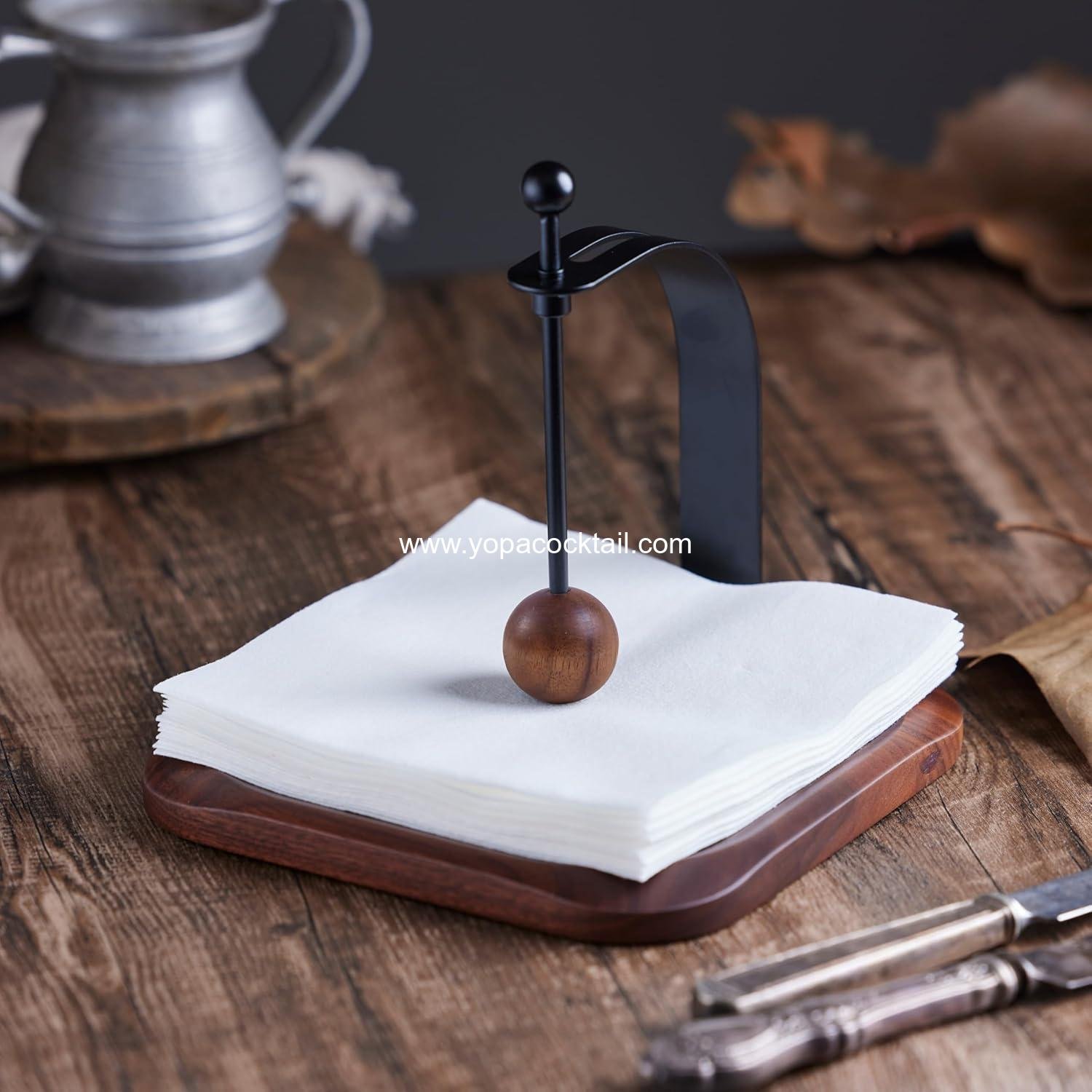 Wholesale Nordic Style Wooden Napkin Holder - Fits 5-7