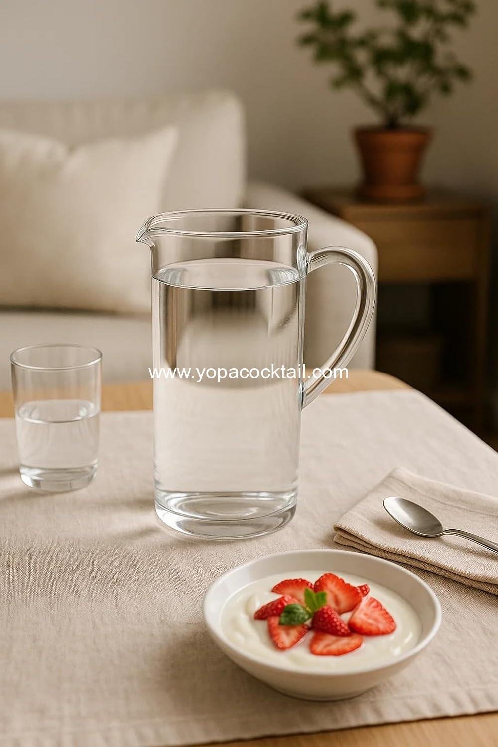 Wholesale 60 oz Clear Cocktail Pitcher with Lid for Indoor and Outdoor Use - Factory Wholesale 60 oz Clear Cocktail Pitcher with Lid for Indoor and Outdoor Use - Factory