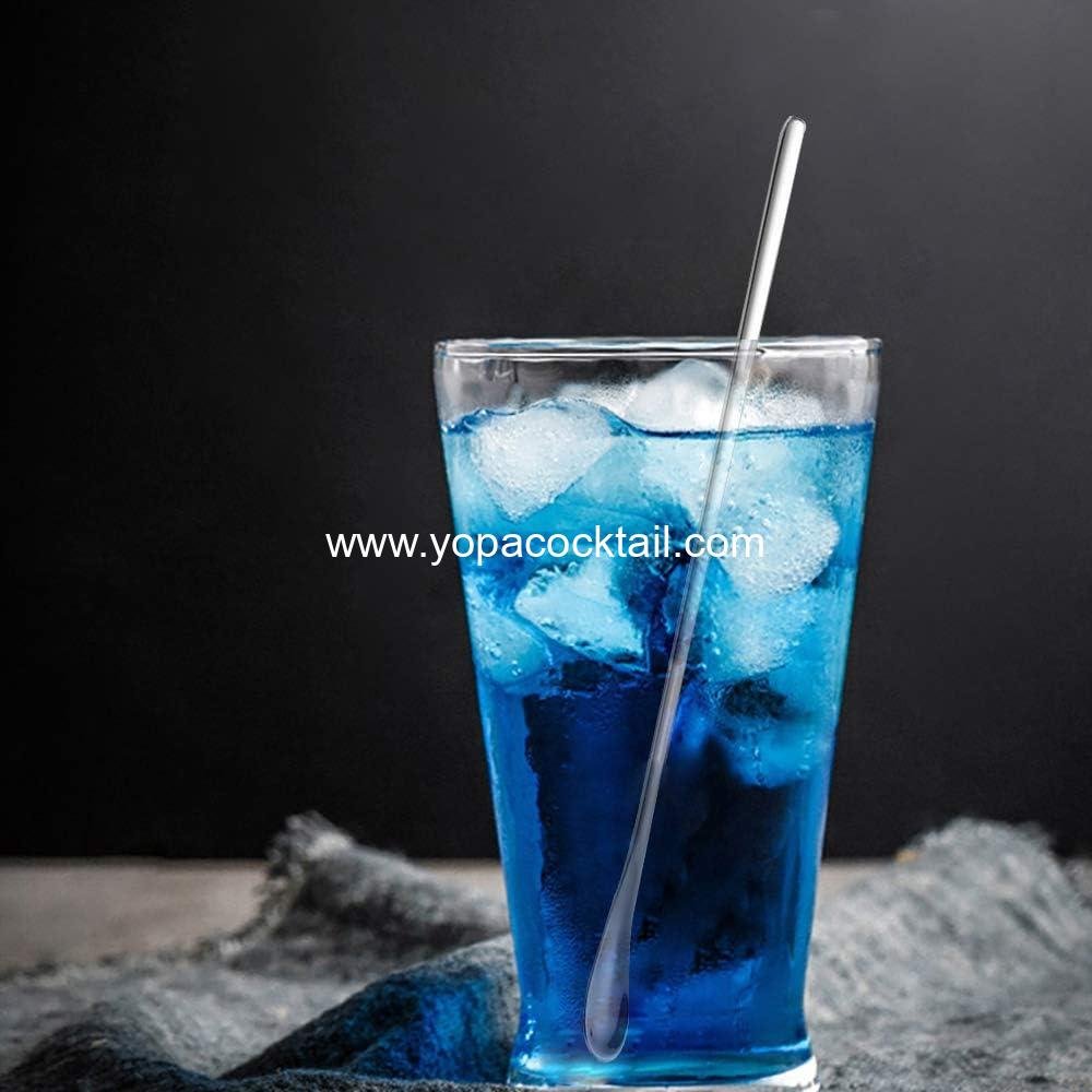 Wholesale Stainless Steel Coffee Stirring Spoon Set of 4 (7.6-Inch) - Reusable Cocktail Drink Mixing Stirrers and Tiny Salt Condiment Spoon - Supplier