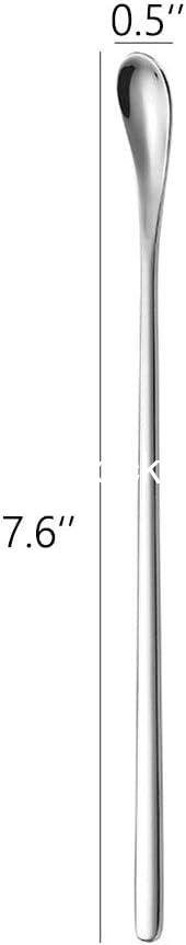 Wholesale Stainless Steel Coffee Stirring Spoon Set of 4 (7.6-Inch) - Reusable Cocktail Drink Mixing Stirrers and Tiny Salt Condiment Spoon - Supplier