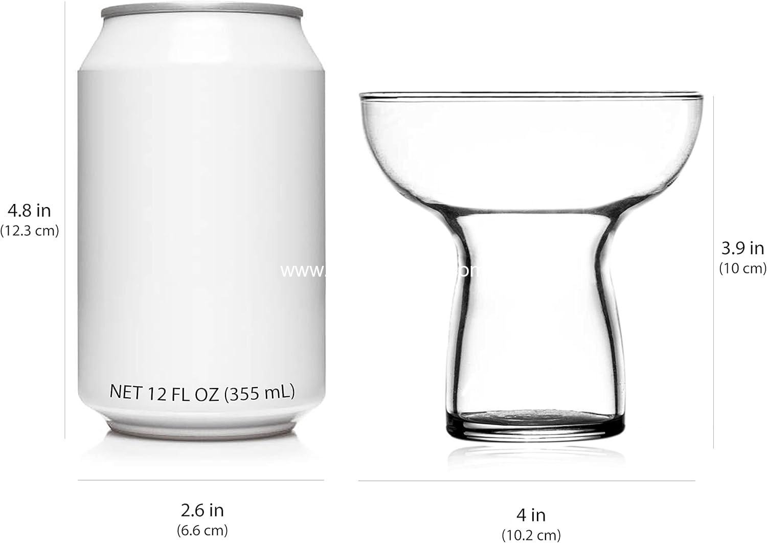 Wholesale Stemless Margarita Glasses Set of 6 - 10.25 oz Classic Lightweight Glassware for Celebrations - Supplier