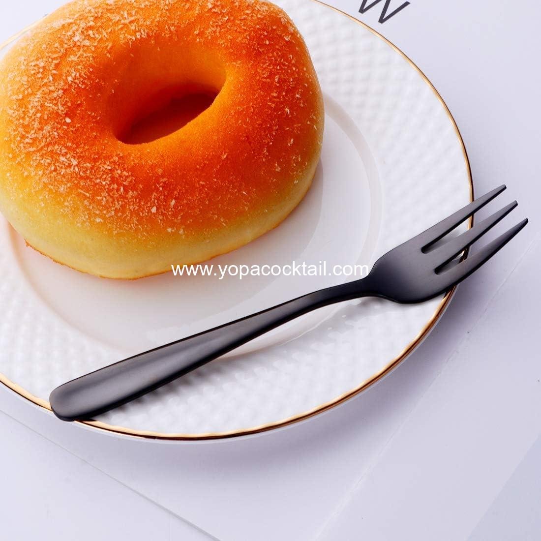 OEM 3-Tine Cocktail Fork Set of 8 - 18/10 Stainless Steel Mini Salad and Fruit Forks, 5.5 Inch, Wholesale Supplier