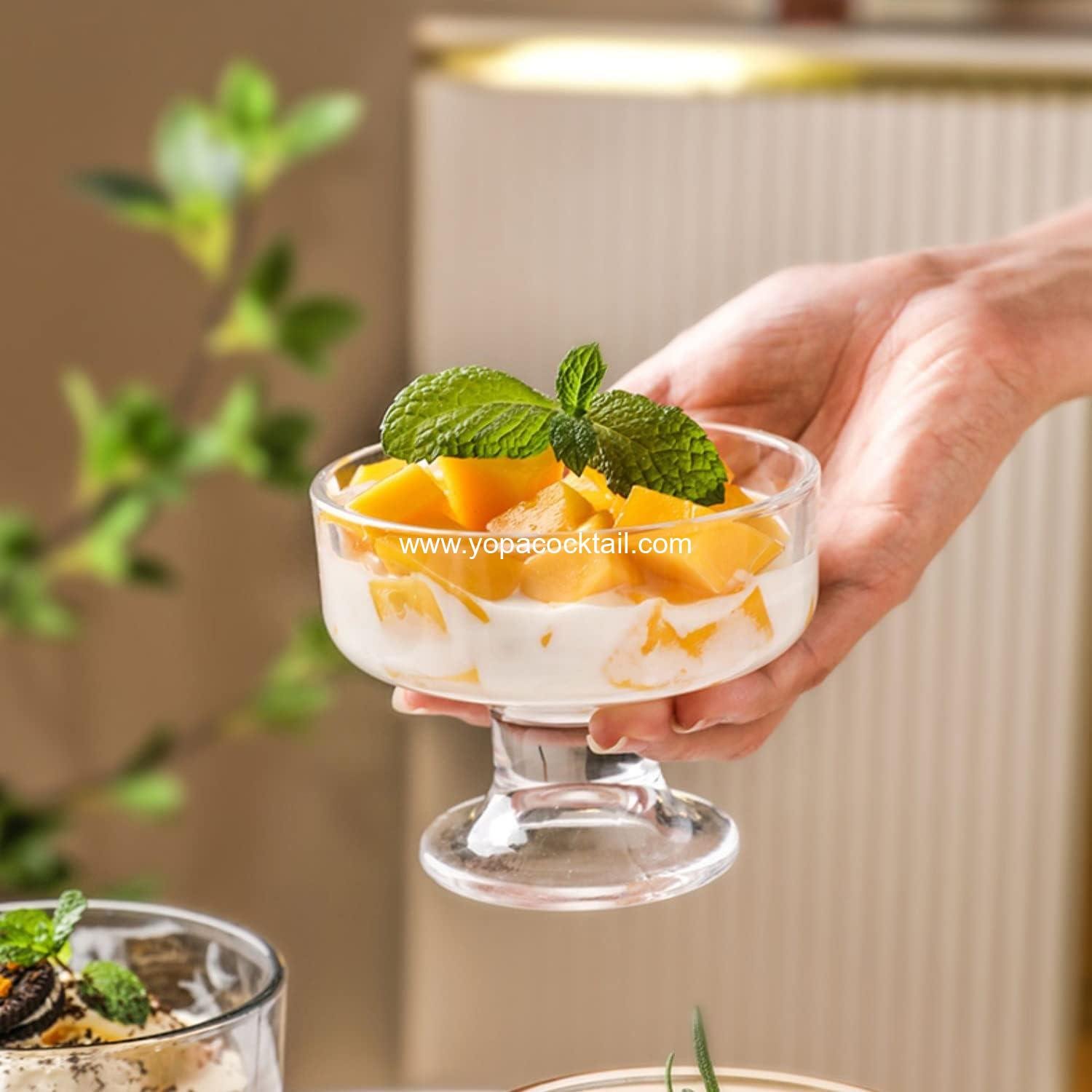 Wholesale 6 Pack Crystal Glass Dessert Bowls, 6.5 oz for Ice Cream, Fruit, Pudding, Snack, Cereal, Nuts - Premium Mini Trifle Dishes Supplier Wholesale 6 Pack Crystal Glass Dessert Bowls, 6.5 oz for Ice Cream, Fruit, Pudding, Snack, Cereal, Nuts - Premium Mini Trifle Dishes Supplier