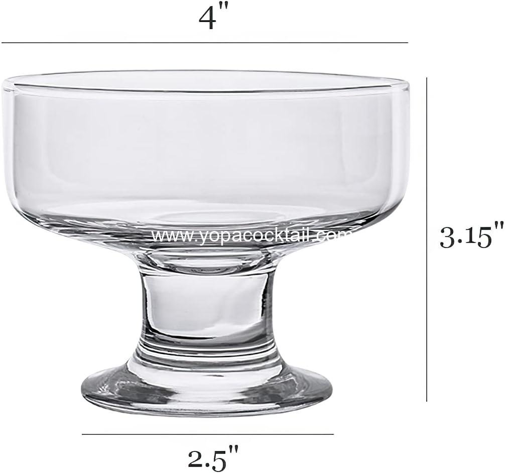 Wholesale 6 Pack Crystal Glass Dessert Bowls, 6.5 oz for Ice Cream, Fruit, Pudding, Snack, Cereal, Nuts - Premium Mini Trifle Dishes Supplier Wholesale 6 Pack Crystal Glass Dessert Bowls, 6.5 oz for Ice Cream, Fruit, Pudding, Snack, Cereal, Nuts - Premium Mini Trifle Dishes Supplier