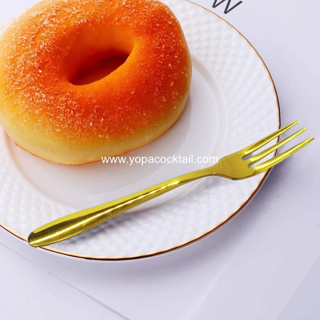 Wholesale 12-Piece Small Fork Set - 5.2-Inch Stainless Steel Dessert Forks, Gold 3-Tine Portable Cocktail and Salad Forks for Party and Travel (12 Forks) Supplier Wholesale 12-Piece Small Fork Set - 5.2-Inch Stainless Steel Dessert Forks, Gold 3-Tine Portable Cocktail and Salad Forks for Party and Travel (12 Forks) Supplier