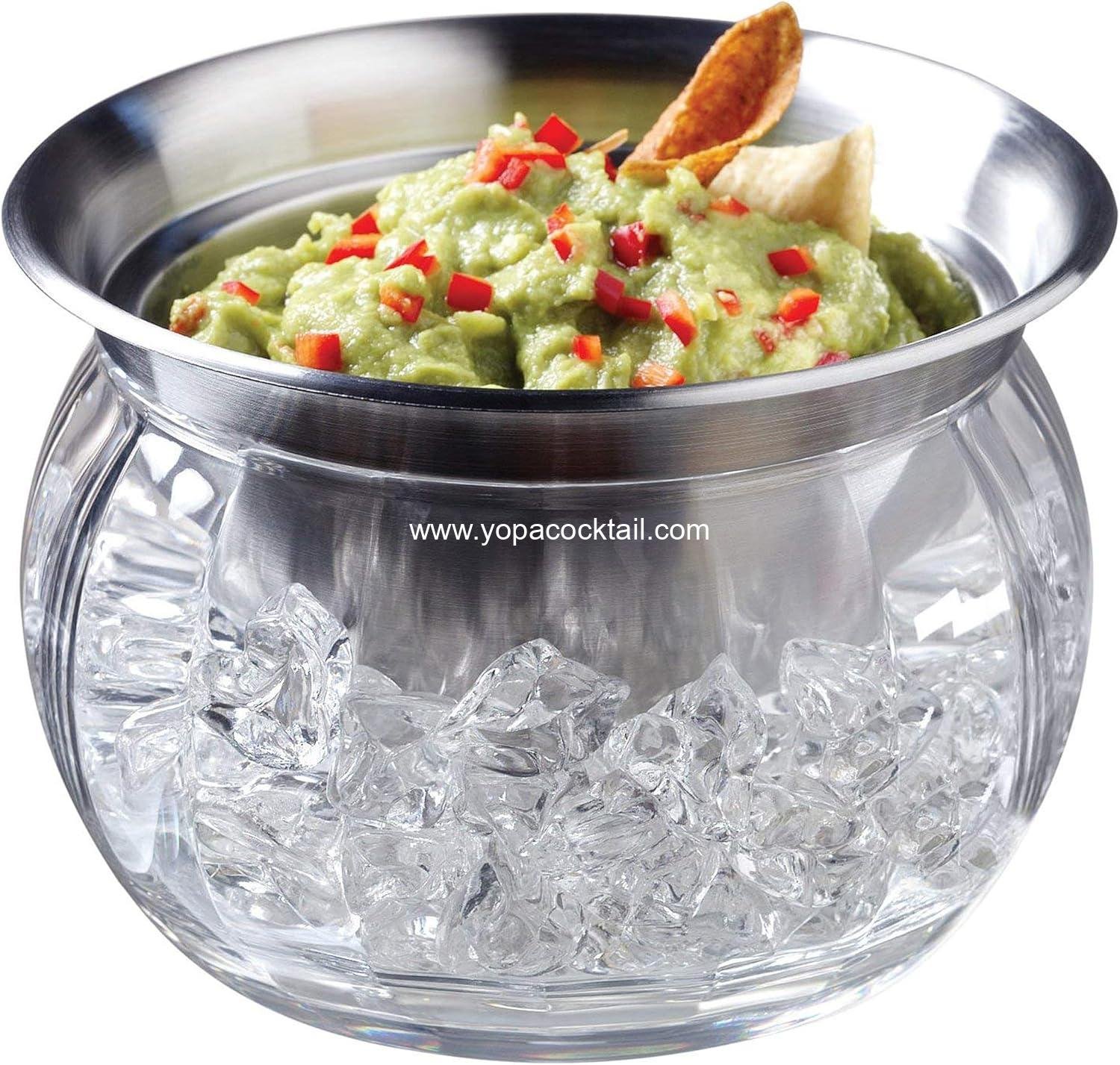 Prodyne Dips On Ice Stainless-Steel Bowl, 16oz