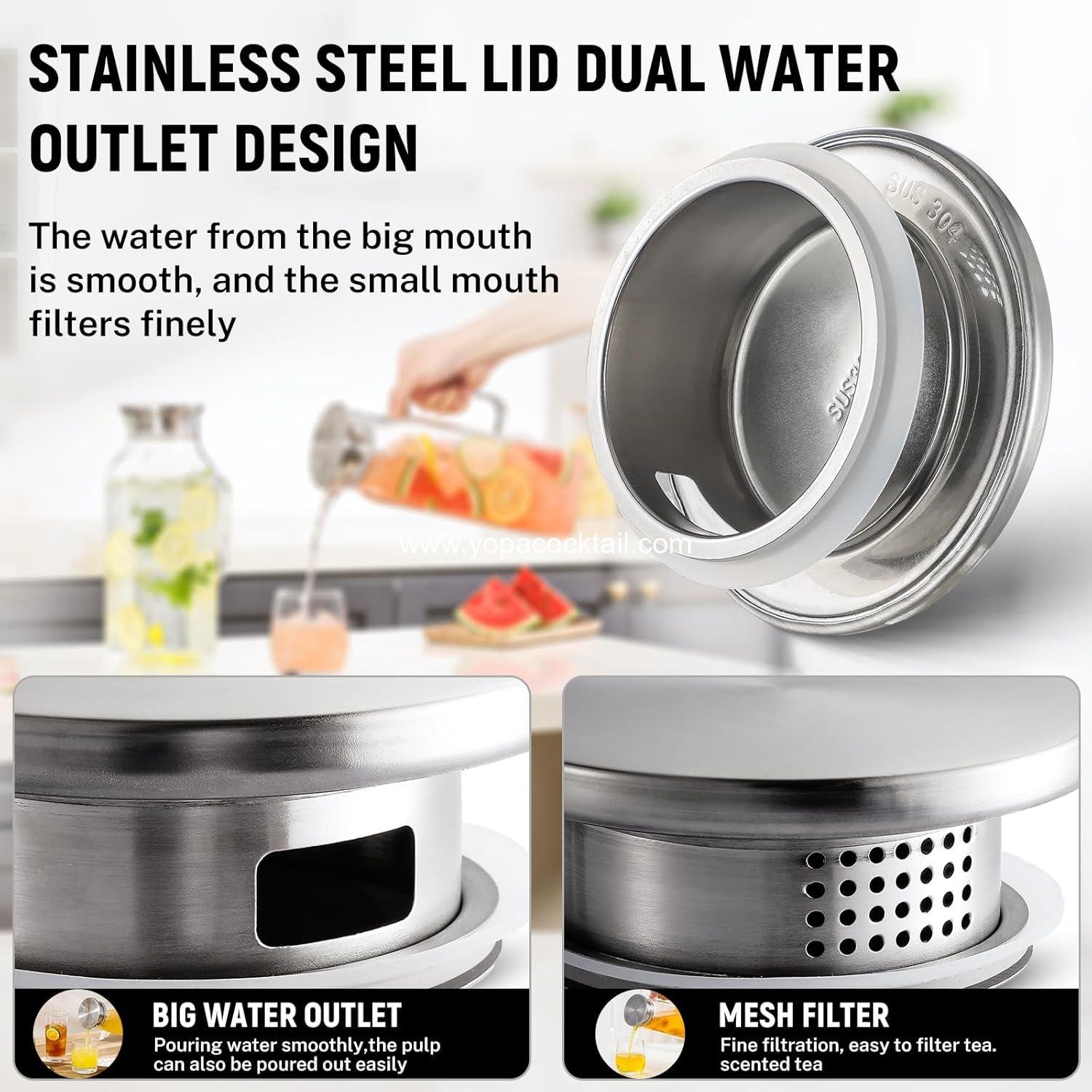 Wholesale 2 Quart (2 Liter 68 oz) Square Glass Pitcher with Lid and Spout, Handle for Fridge, Borosilicate Carafe for Hot and Cold Drinks, Large Jug for Iced Tea, Coffee, Juice, Milk, Beverage Supplier Wholesale 2 Quart (2 Liter 68 oz) Square Glass Pitcher with Lid and Spout, Handle for Fridge, Borosilicate Carafe for Hot and Cold Drinks, Large Jug for Iced Tea, Coffee, Juice, Milk, Beverage Supplier