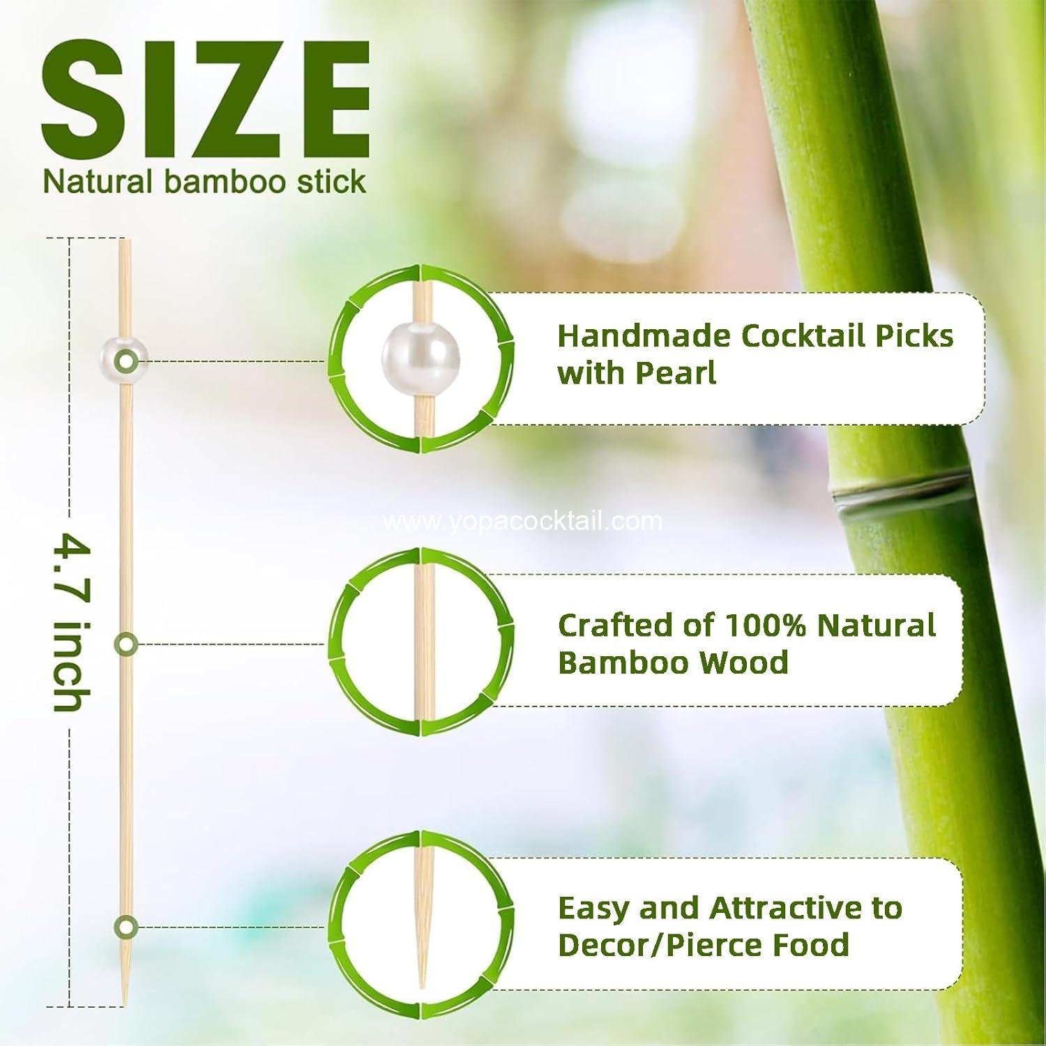 Wholesale 100 PCS Cocktail Picks Toothpicks - 4.7 inch White Pearl Skewers for Appetizers, Food Picks for Fruit Drinks, Party Supplies, Bridal Shower Decorations, Supplier Wholesale 100 PCS Cocktail Picks Toothpicks - 4.7 inch White Pearl Skewers for Appetizers, Food Picks for Fruit Drinks, Party Supplies, Bridal Shower Decorations, Supplier