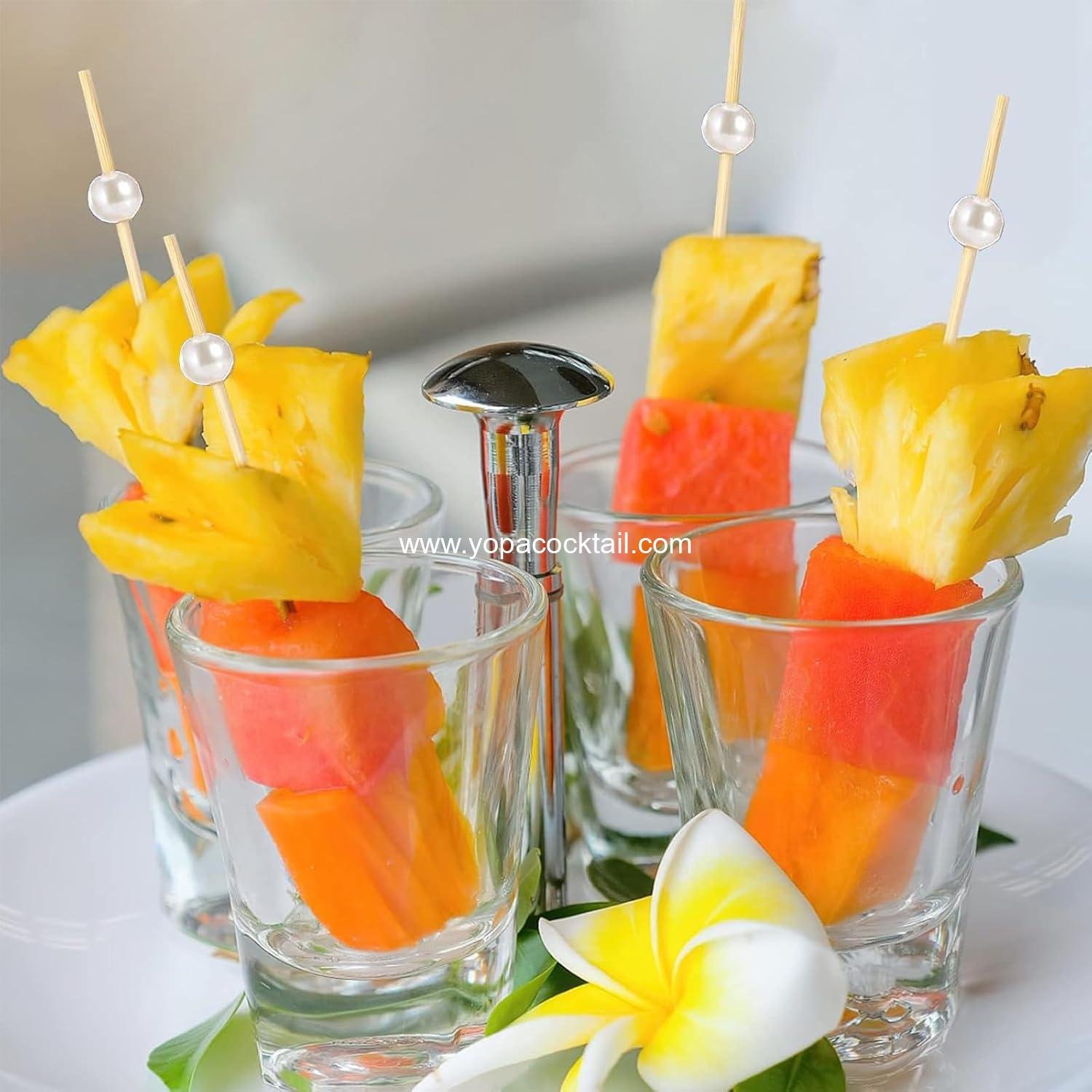 Wholesale 100 PCS Cocktail Picks Toothpicks - 4.7 inch White Pearl Skewers for Appetizers, Food Picks for Fruit Drinks, Party Supplies, Bridal Shower Decorations, Supplier Wholesale 100 PCS Cocktail Picks Toothpicks - 4.7 inch White Pearl Skewers for Appetizers, Food Picks for Fruit Drinks, Party Supplies, Bridal Shower Decorations, Supplier