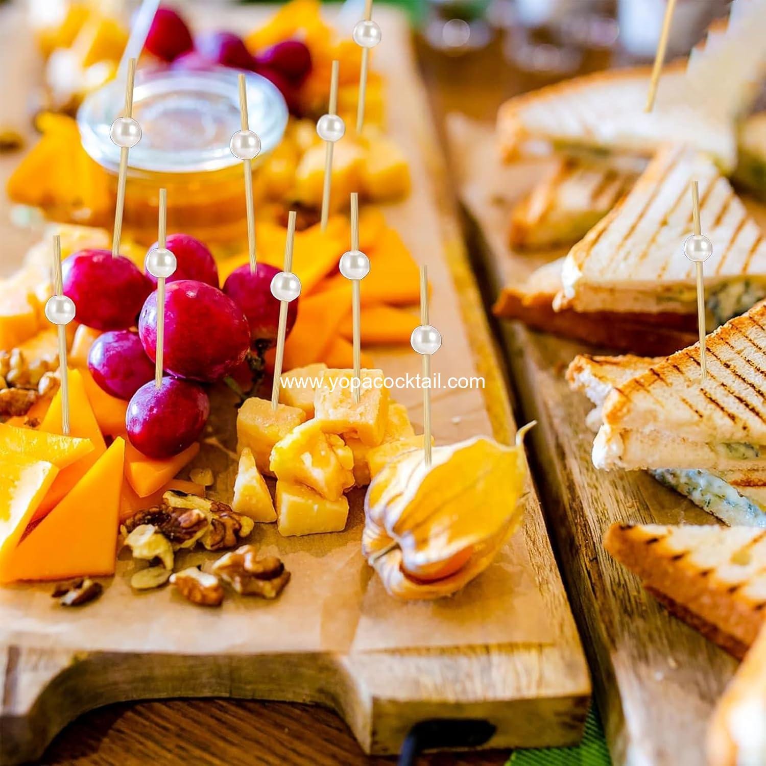 Wholesale 100 PCS Cocktail Picks Toothpicks - 4.7 inch White Pearl Skewers for Appetizers, Food Picks for Fruit Drinks, Party Supplies, Bridal Shower Decorations, Supplier Wholesale 100 PCS Cocktail Picks Toothpicks - 4.7 inch White Pearl Skewers for Appetizers, Food Picks for Fruit Drinks, Party Supplies, Bridal Shower Decorations, Supplier