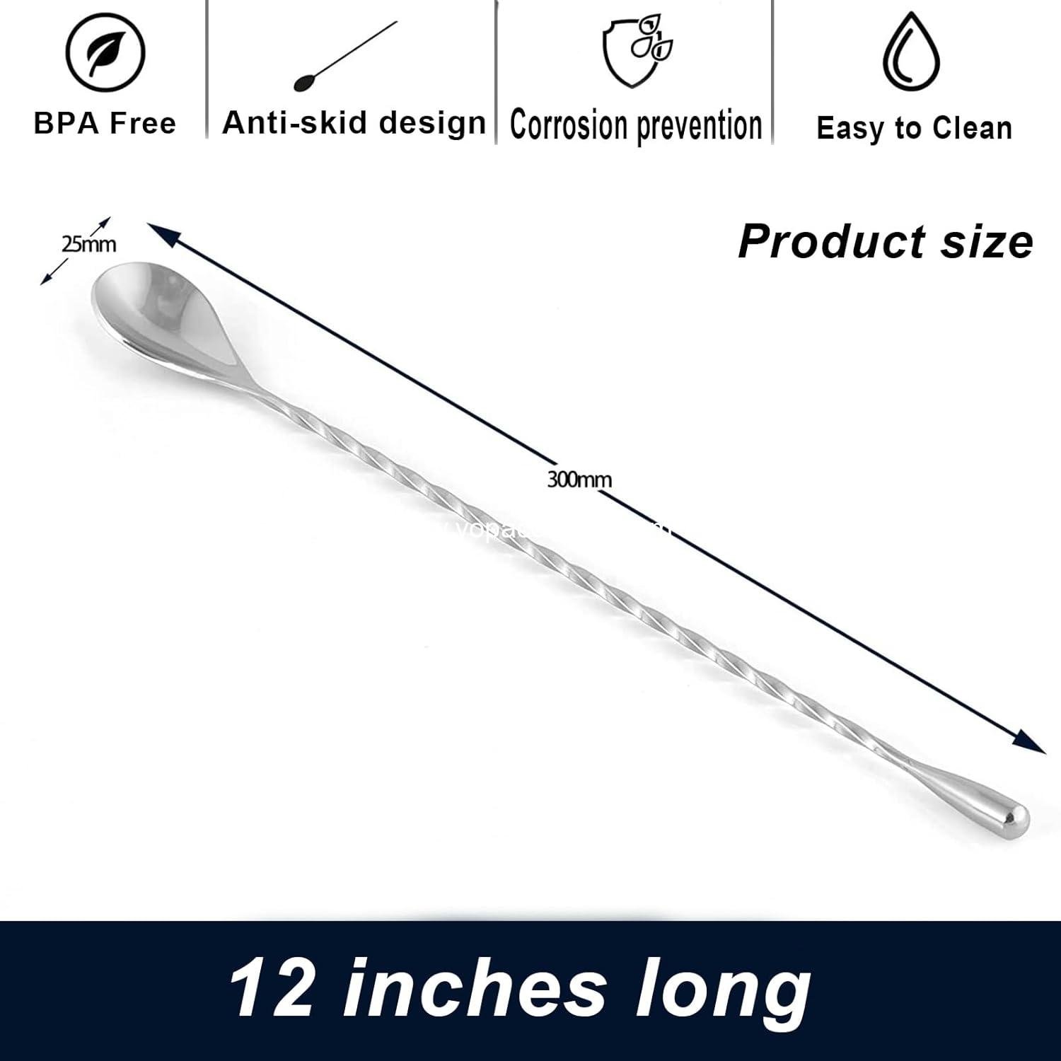 Wholesale Measuring Jigger & Mixing Spoon Set - 1oz and 2oz Cocktail Jigger with Mixing Spoon for Bartending, Bar Mixing Tool, Supplier