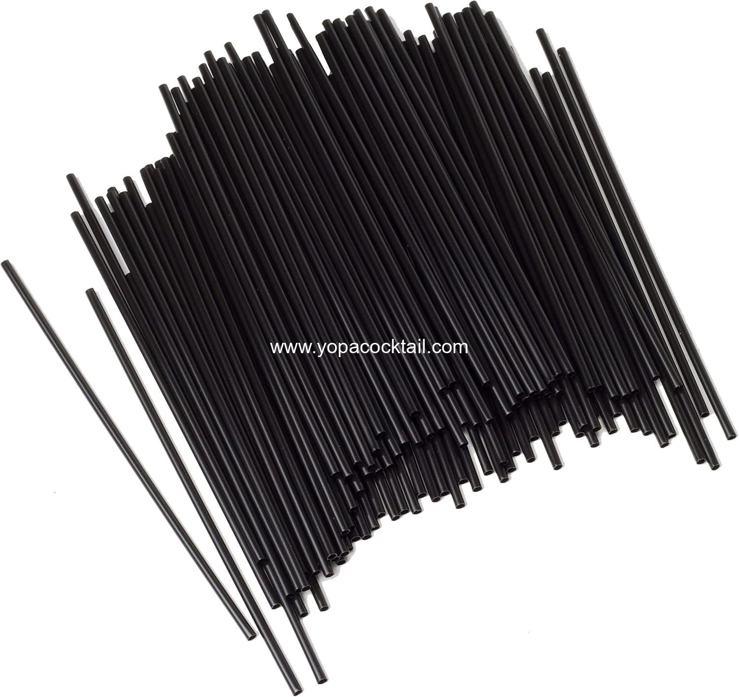 Wholesale 5 Inch Coffee Stirrer Straws - Set of 150, Black, Supplier