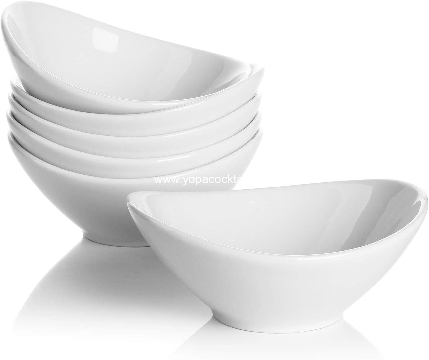 Wholesale 5 Inch Porcelain Small Bowls Set, 6 Ounce Serving Bowls for Dessert, Ice Cream, Snacks, Dipping, Side Dishes, Microwave & Dishwasher Safe - White Manufacturer Wholesale 5 Inch Porcelain Small Bowls Set, 6 Ounce Serving Bowls for Dessert, Ice Cream, Snacks, Dipping, Side Dishes, Microwave & Dishwasher Safe - White Manufacturer