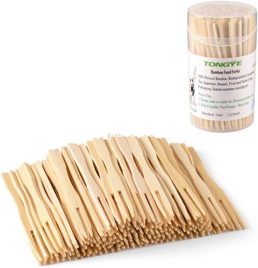 Wholesale Mini Bamboo Forks 3.5 Inch - Cocktail Appetizer Forks, Small Wooden Forks for Fruit, Disposable Tiny Food Picks for Parties, Charcuterie Accessories, 110 Pieces, Supplier Wholesale Mini Bamboo Forks 3.5 Inch - Cocktail Appetizer Forks, Small Wooden Forks for Fruit, Disposable Tiny Food Picks for Parties, Charcuterie Accessories, 110 Pieces, Supplier
