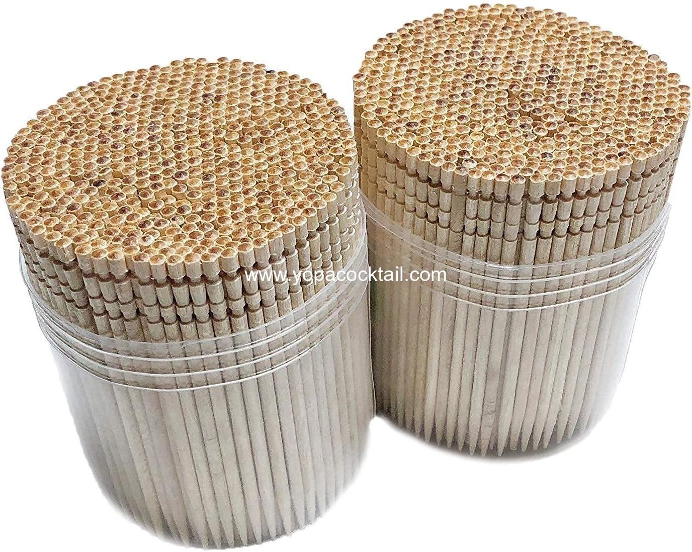 Wholesale Ornate Handle Wooden Toothpicks in Holder Container - 1000 Count (2 Packs of 500) - Ideal for Parties, Cleaning Teeth, Appetizers - Supplier