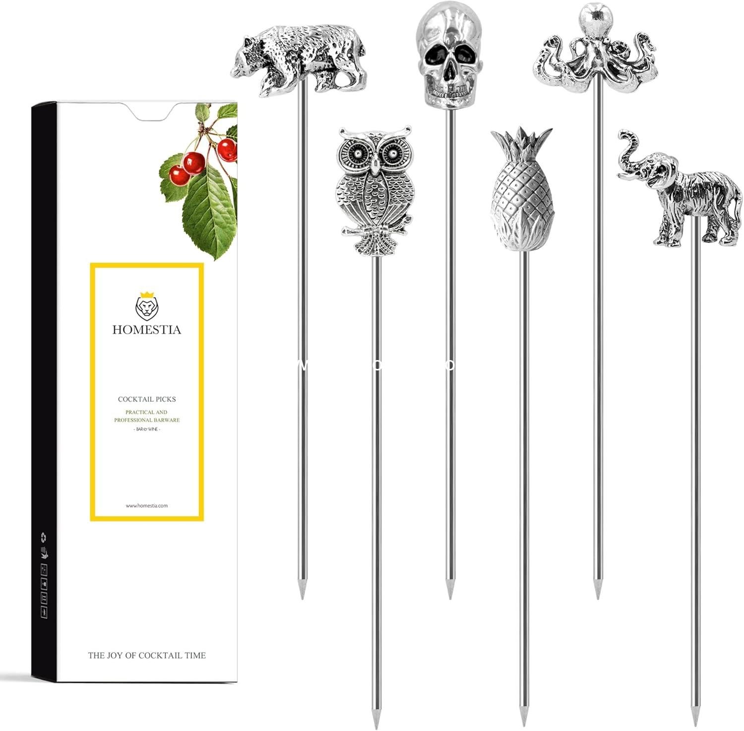 Wholesale Reusable Cocktail Picks 4.7