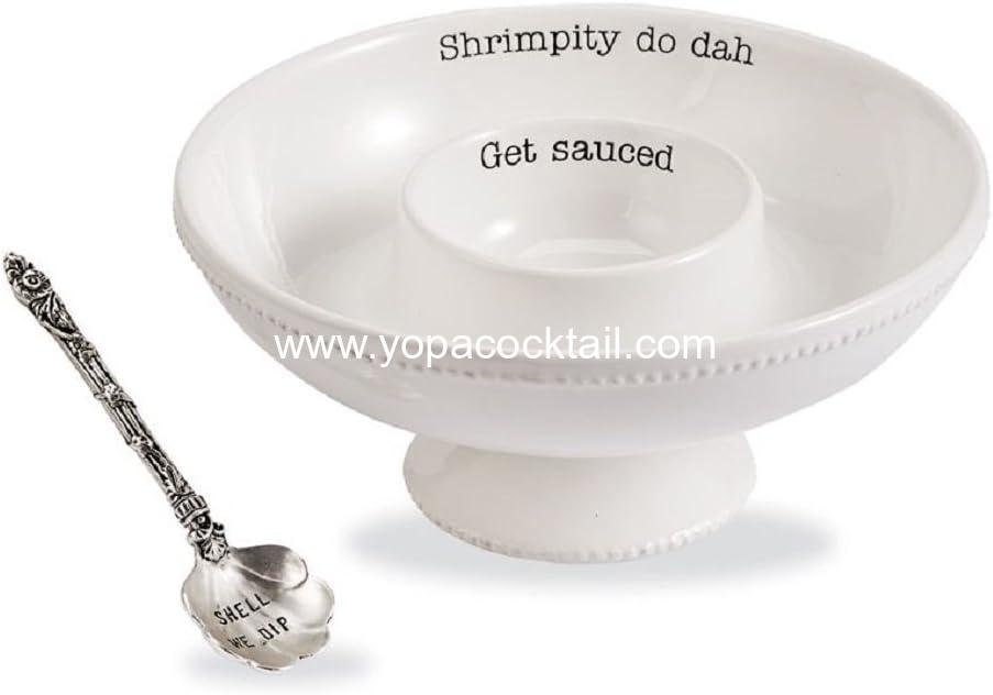 Wholesale Shrimp Cocktail Serving Set Appetizer Server supplier