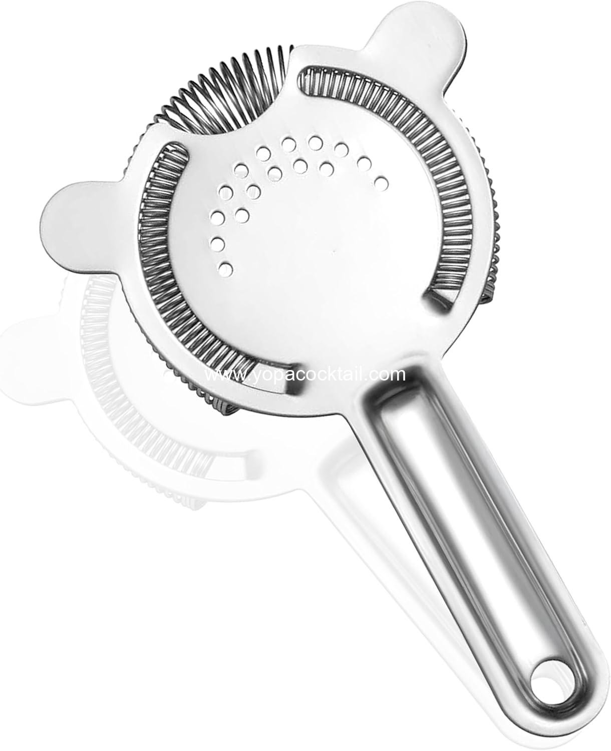 Wholesale Stainless Steel Hawthorne Cocktail Strainer with Removable Spring for Bartending and Mixing Glasses – Ideal for Martinis and Cocktails – Supplier
