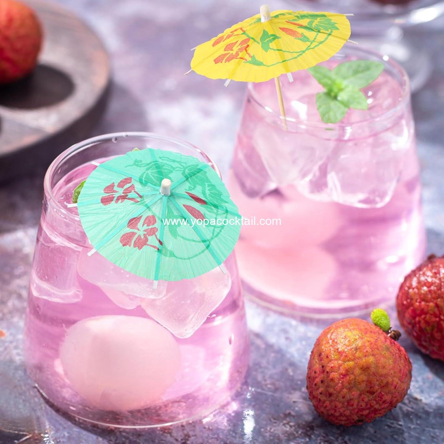 Wholesale 30 pcs Cocktail Umbrella Picks, Colorful Paper Drink Umbrellas, Toothpicks, Cupcake Toppers for Tropical Party Decorations, Assorted Colors Supplier