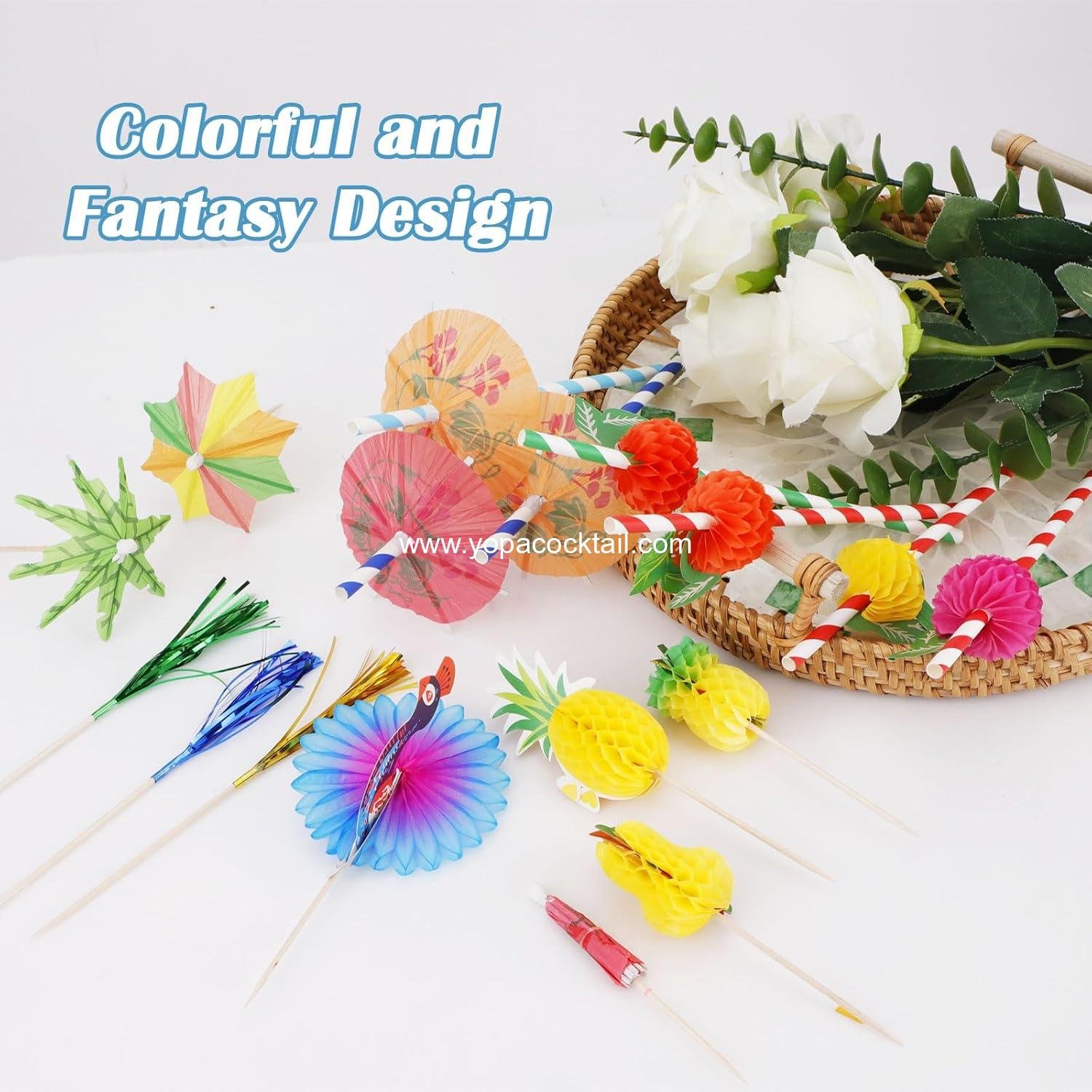 Wholesale 100PCS Cocktail Umbrellas - Reusable Paper Drink Accessories, Sparkler Sticks, Paper Straws, Fruit Labels for Summer Beach Parties - Supplier Wholesale 100PCS Cocktail Umbrellas - Reusable Paper Drink Accessories, Sparkler Sticks, Paper Straws, Fruit Labels for Summer Beach Parties - Supplier