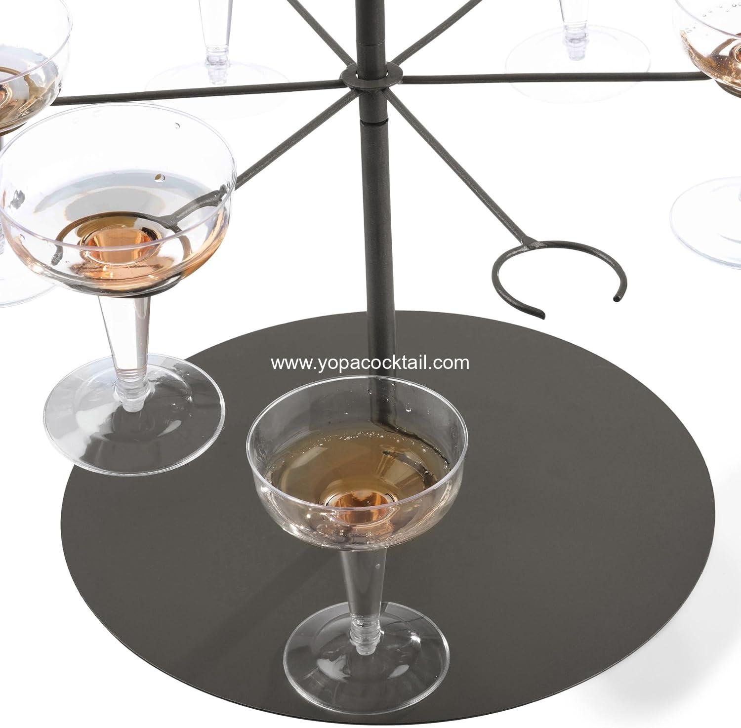Wholesale 3-Tier Champagne Tower Cocktail Tree Stand Holds 18 Stemware Glasses - Ideal for Wedding, Shower, Engagement Party Decorations (Black) Supplier Wholesale 3-Tier Champagne Tower Cocktail Tree Stand Holds 18 Stemware Glasses - Ideal for Wedding, Shower, Engagement Party Decorations (Black) Supplier