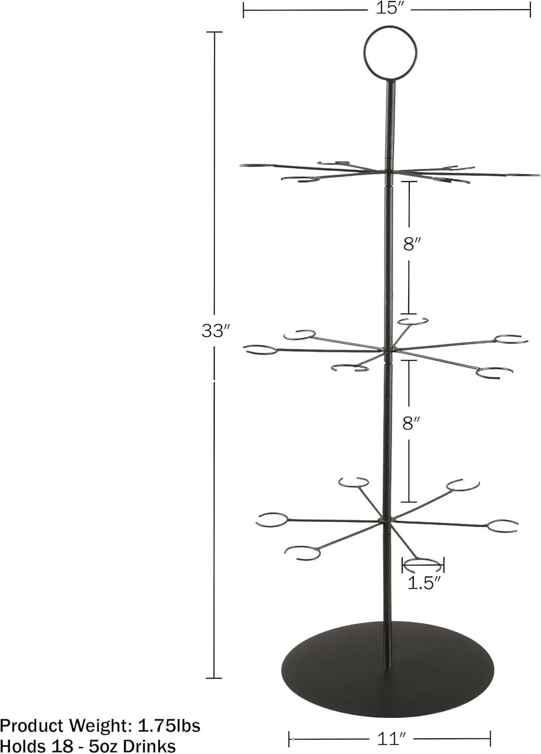 Wholesale 3-Tier Champagne Tower Cocktail Tree Stand Holds 18 Stemware Glasses - Ideal for Wedding, Shower, Engagement Party Decorations (Black) Supplier Wholesale 3-Tier Champagne Tower Cocktail Tree Stand Holds 18 Stemware Glasses - Ideal for Wedding, Shower, Engagement Party Decorations (Black) Supplier