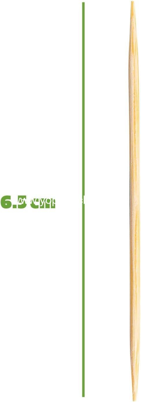 Wholesale Bamboo Toothpicks 1500 Count, Round Double-Pointed Wooden Tooth Picks for Appetizers, Fruits, and Teeth Cleaning - Supplier