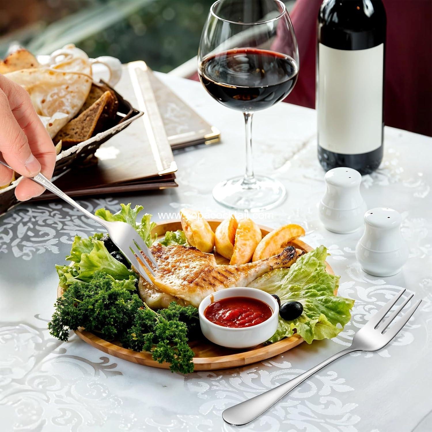 Wholesale 36 Pcs Oyster Forks - Portable 5.5 Inch Stainless Steel 3 Prong Forks for Seafood, Cocktail, Salad, and Dessert Tasting - Perfect for Crab and Escargot Parties - Supplier