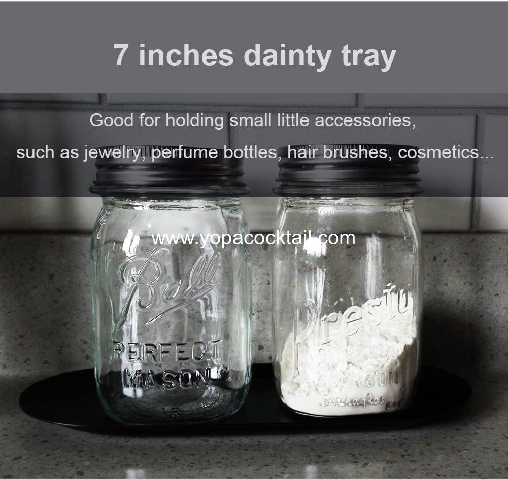 Wholesale Stainless Steel Decorative Tray Set of 2 - 7 Inch Oval Matte Black Jewelry Dish and Cosmetics Organizer for Bathroom Clutter Storage Platter - Supplier Wholesale Stainless Steel Decorative Tray Set of 2 - 7 Inch Oval Matte Black Jewelry Dish and Cosmetics Organizer for Bathroom Clutter Storage Platter - Supplier