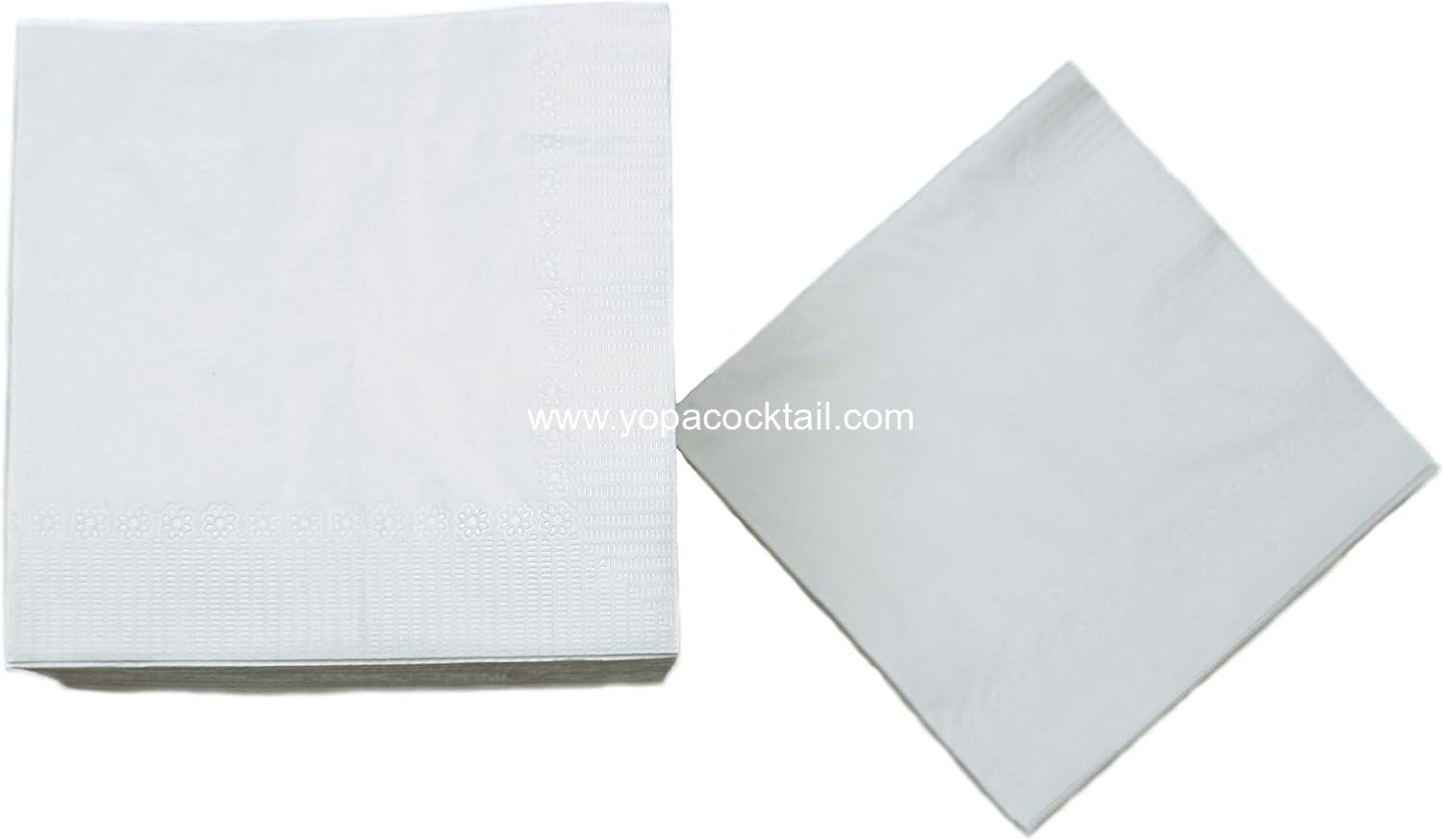 Wholesale 1100 Pack Cocktail Napkins - Quality 3-Ply White Beverage Napkins - Perfect Size Dessert Napkins - Bulk Party Napkins - Elegant Disposable Wedding Napkins - Supplier