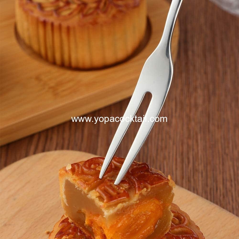 Wholesale 12-Piece Stainless Steel Fork Set, 5.3 Inches, Seafood Crab Forks, Escargot 2-Prong Tasting Appetizer Forks, Dessert, Cocktail, Salad, Fruit Forks for Parties and Travel (Silver) Supplier