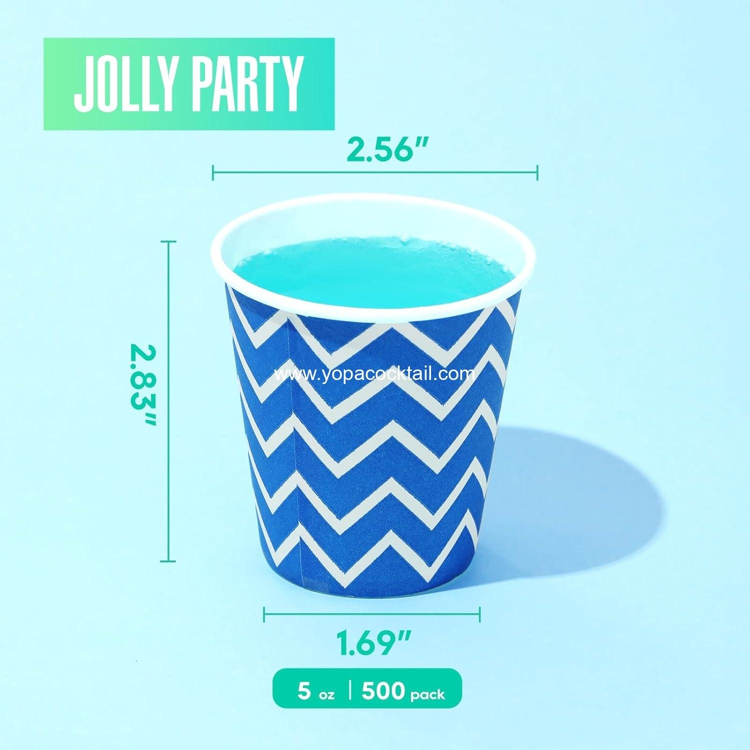 Wholesale 500 Pack 5oz Multicolor Paper Cups, Disposable Small Mouthwash Cups for Cold Beverages, Parties, Travel, and Events - Supplier