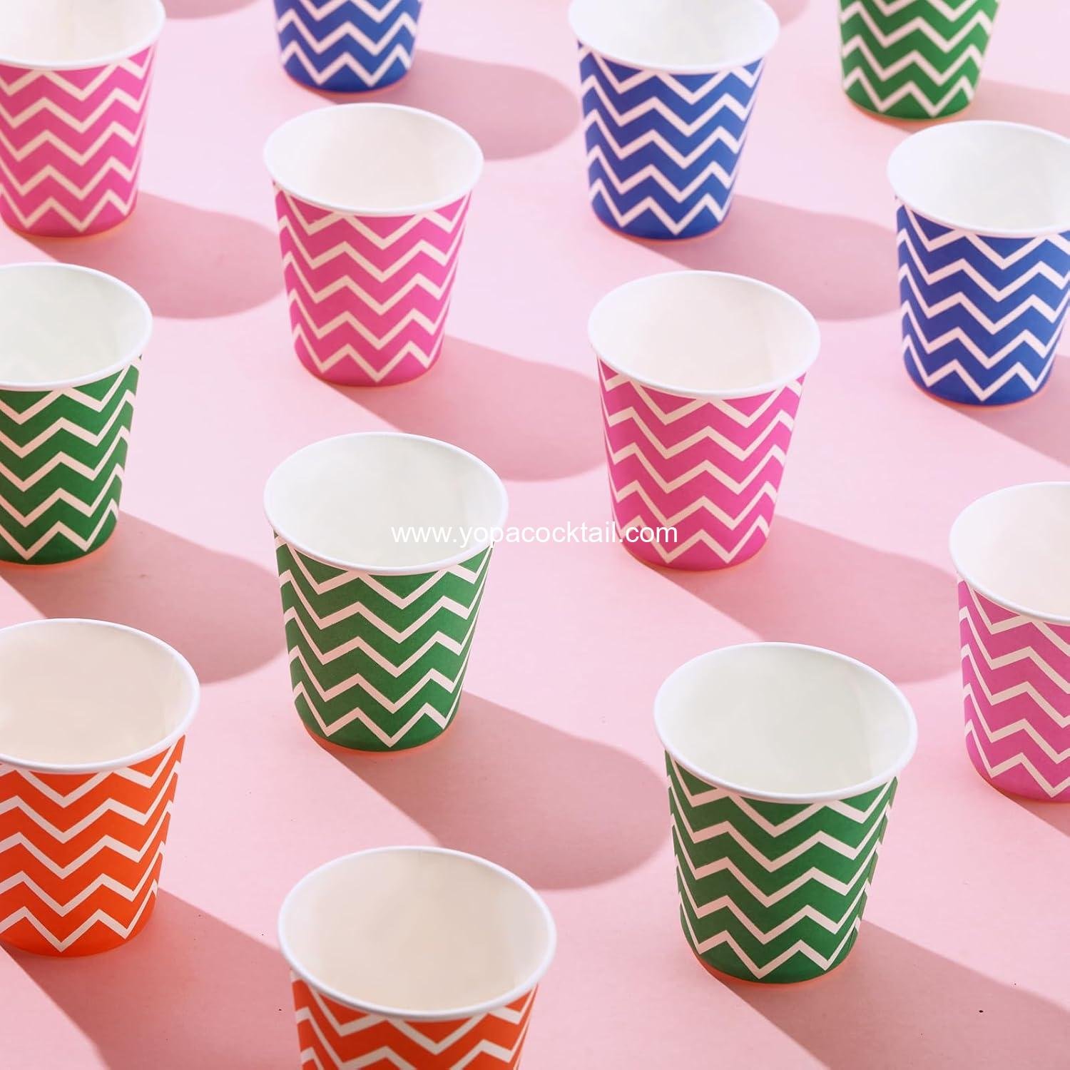 Wholesale 500 Pack 5oz Multicolor Paper Cups, Disposable Small Mouthwash Cups for Cold Beverages, Parties, Travel, and Events - Supplier