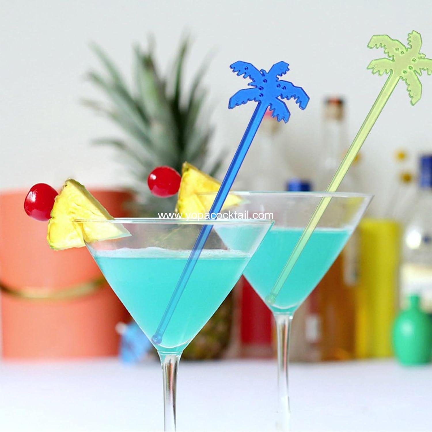 Wholesale 50 Pcs Tropical Palm Tree Cocktail Swizzle Sticks Ice Drink Stirrers for Cocktails Juices Chocolate Milk - Supplier Wholesale 50 Pcs Tropical Palm Tree Cocktail Swizzle Sticks Ice Drink Stirrers for Cocktails Juices Chocolate Milk - Supplier