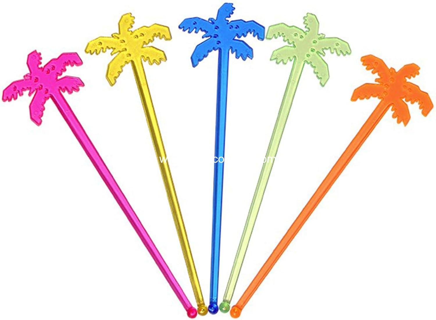 Wholesale 50 Pcs Tropical Palm Tree Cocktail Swizzle Sticks Ice Drink Stirrers for Cocktails Juices Chocolate Milk - Supplier Wholesale 50 Pcs Tropical Palm Tree Cocktail Swizzle Sticks Ice Drink Stirrers for Cocktails Juices Chocolate Milk - Supplier