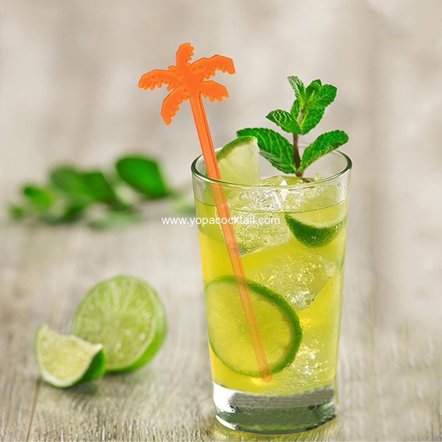 Wholesale 50 Pcs Tropical Palm Tree Cocktail Swizzle Sticks Ice Drink Stirrers for Cocktails Juices Chocolate Milk - Supplier Wholesale 50 Pcs Tropical Palm Tree Cocktail Swizzle Sticks Ice Drink Stirrers for Cocktails Juices Chocolate Milk - Supplier