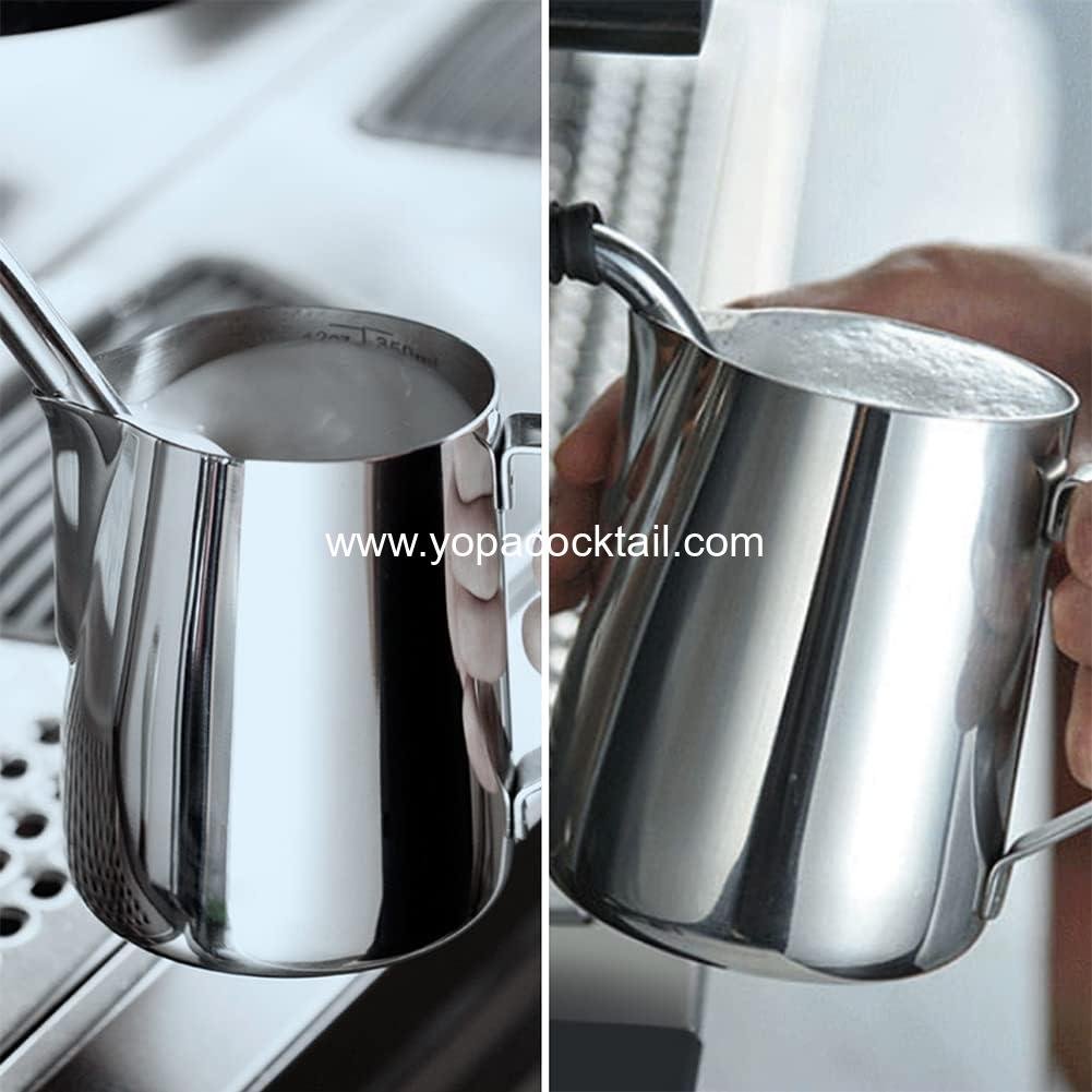 Wholesale Stainless Steel Milk Frothing Pitcher, 12 Ounce (350 ML) Cappuccino Pouring Jug for Latte Art and Espresso Creamer Cup - Supplier