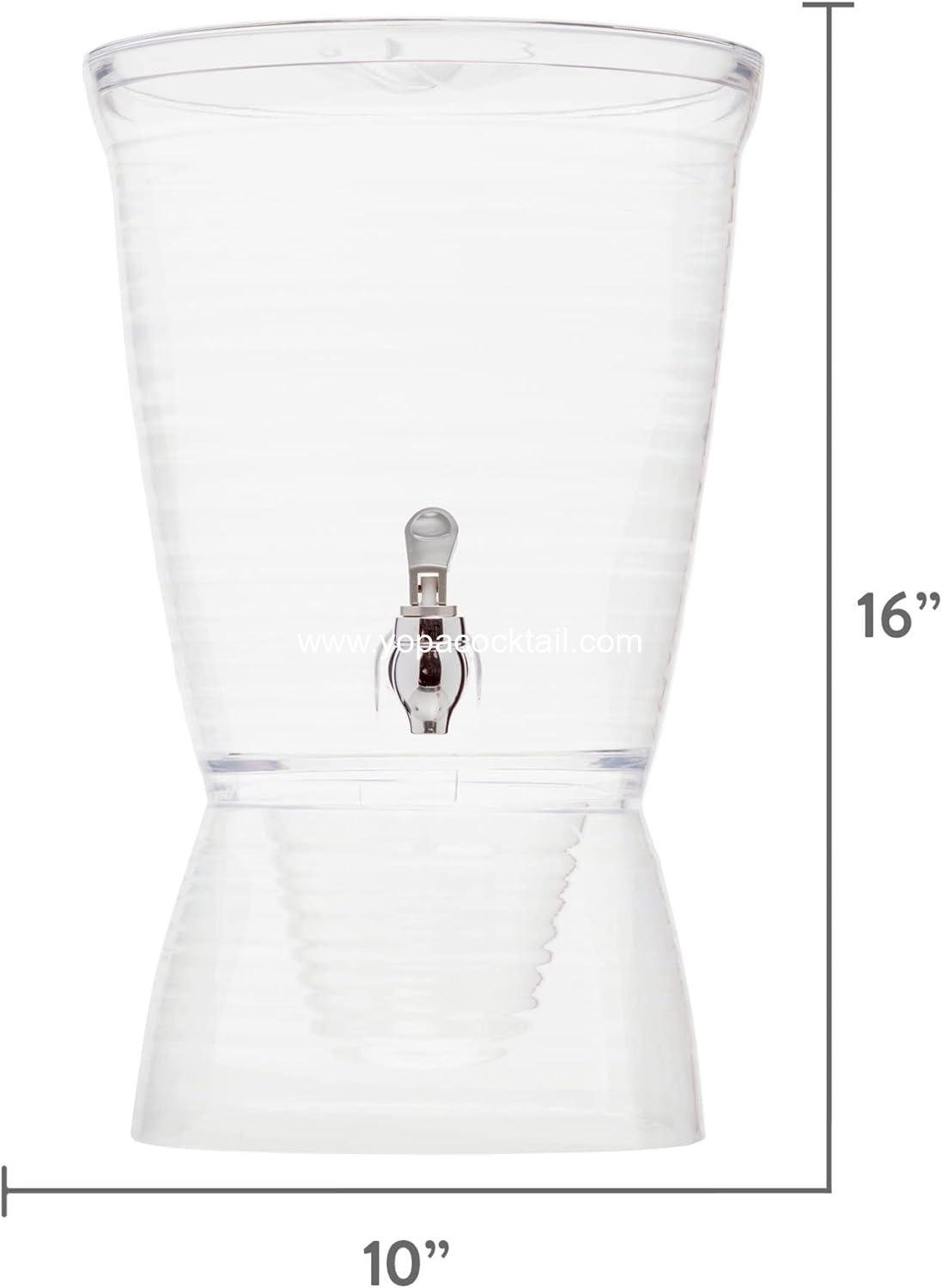 Wholesale 2.5 Gallon Clear Bark Beverage Dispenser (Pack of 1) - Supplier Wholesale 2.5 Gallon Clear Bark Beverage Dispenser (Pack of 1) - Supplier