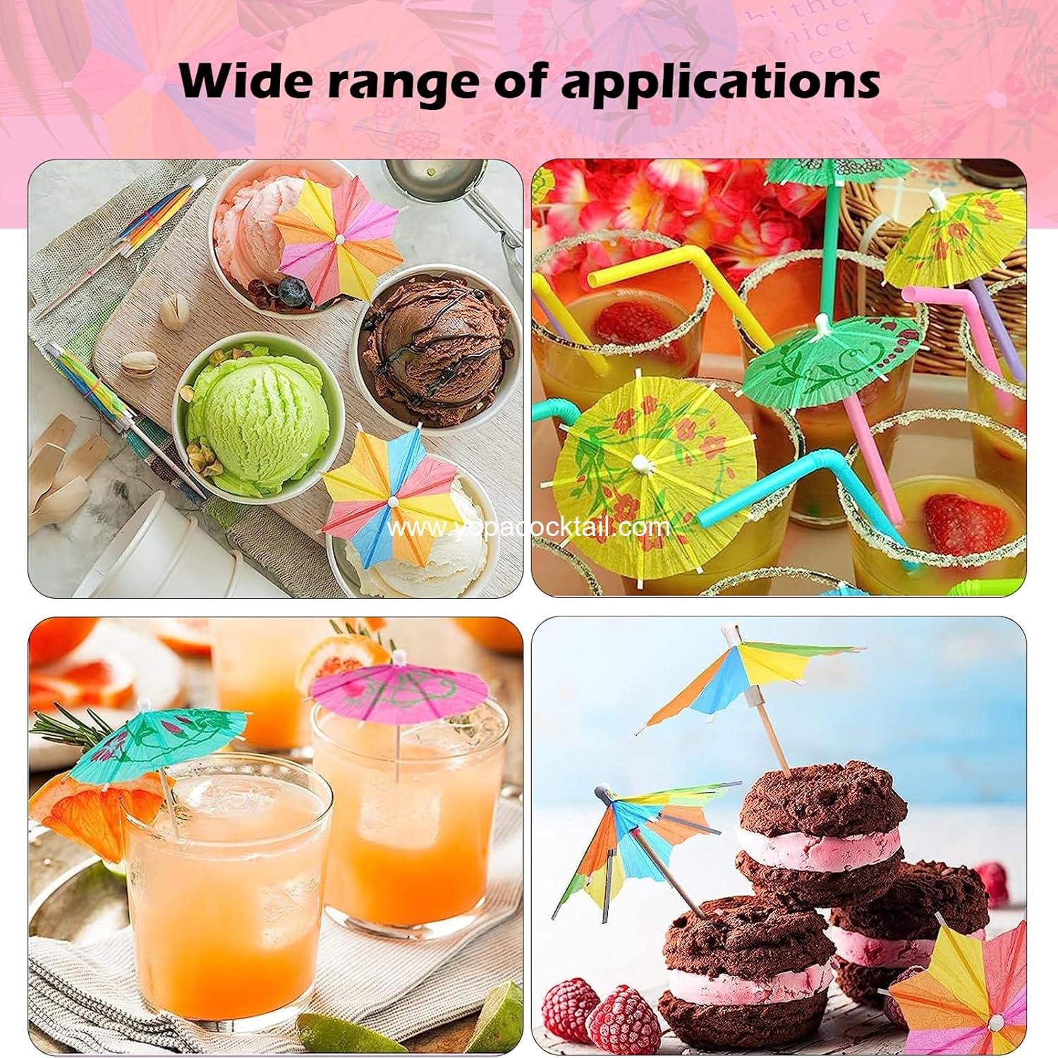 Wholesale 100 Pcs Coconut Palm Cocktail Umbrellas Drink Stirrers for Hawaiian Party Decorations, Fruit Plate, and Birthday Party – 3 Styles, Supplier Wholesale 100 Pcs Coconut Palm Cocktail Umbrellas Drink Stirrers for Hawaiian Party Decorations, Fruit Plate, and Birthday Party – 3 Styles, Supplier