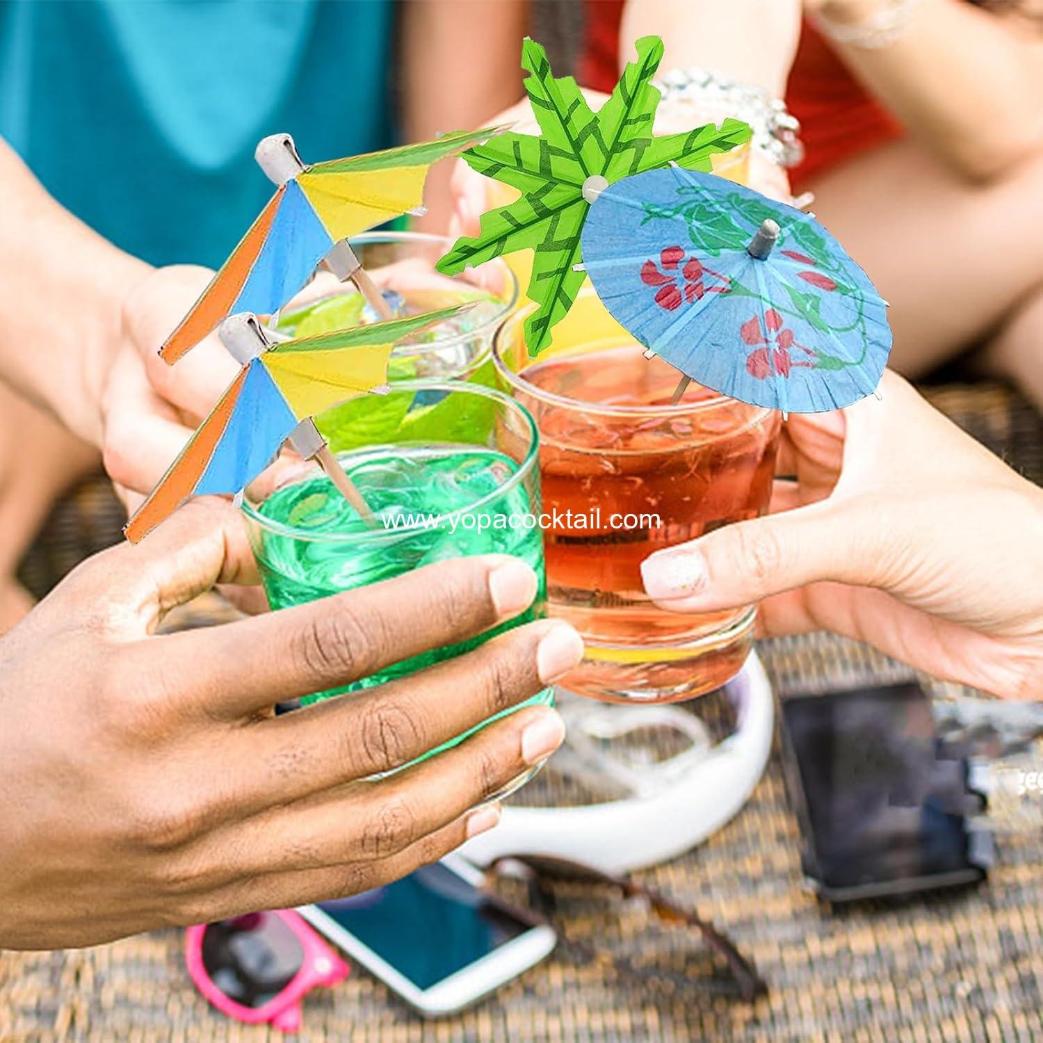 Wholesale 100 Pcs Coconut Palm Cocktail Umbrellas Drink Stirrers for Hawaiian Party Decorations, Fruit Plate, and Birthday Party – 3 Styles, Supplier Wholesale 100 Pcs Coconut Palm Cocktail Umbrellas Drink Stirrers for Hawaiian Party Decorations, Fruit Plate, and Birthday Party – 3 Styles, Supplier
