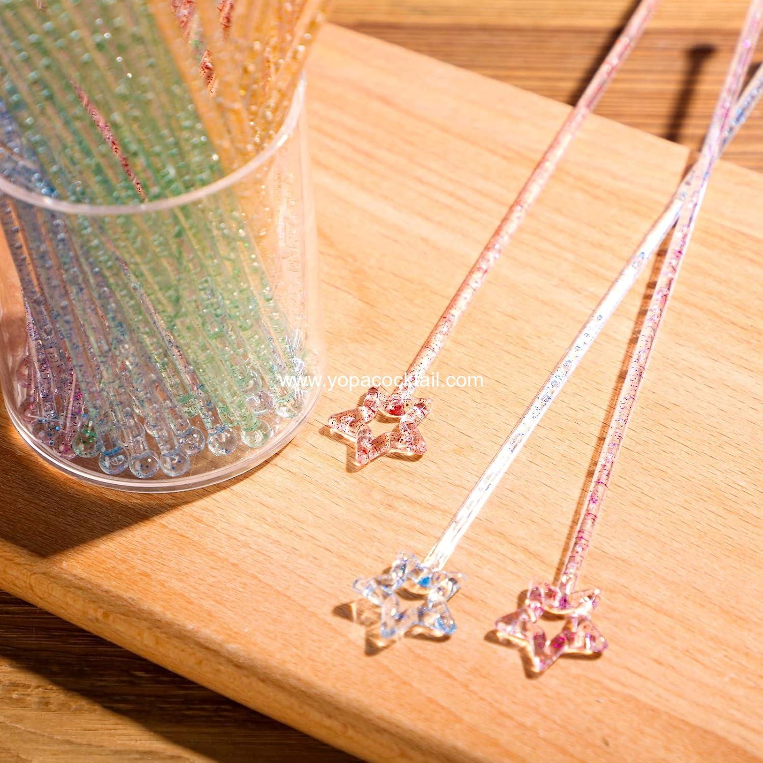 Wholesale 100 Pieces 9.1 Inch Christmas Swizzle Sticks Cocktail Stirrers Plastic Star Top Crystal for Christmas Party (Glittery Mixed Color) Supplier Wholesale 100 Pieces 9.1 Inch Christmas Swizzle Sticks Cocktail Stirrers Plastic Star Top Crystal for Christmas Party (Glittery Mixed Color) Supplier
