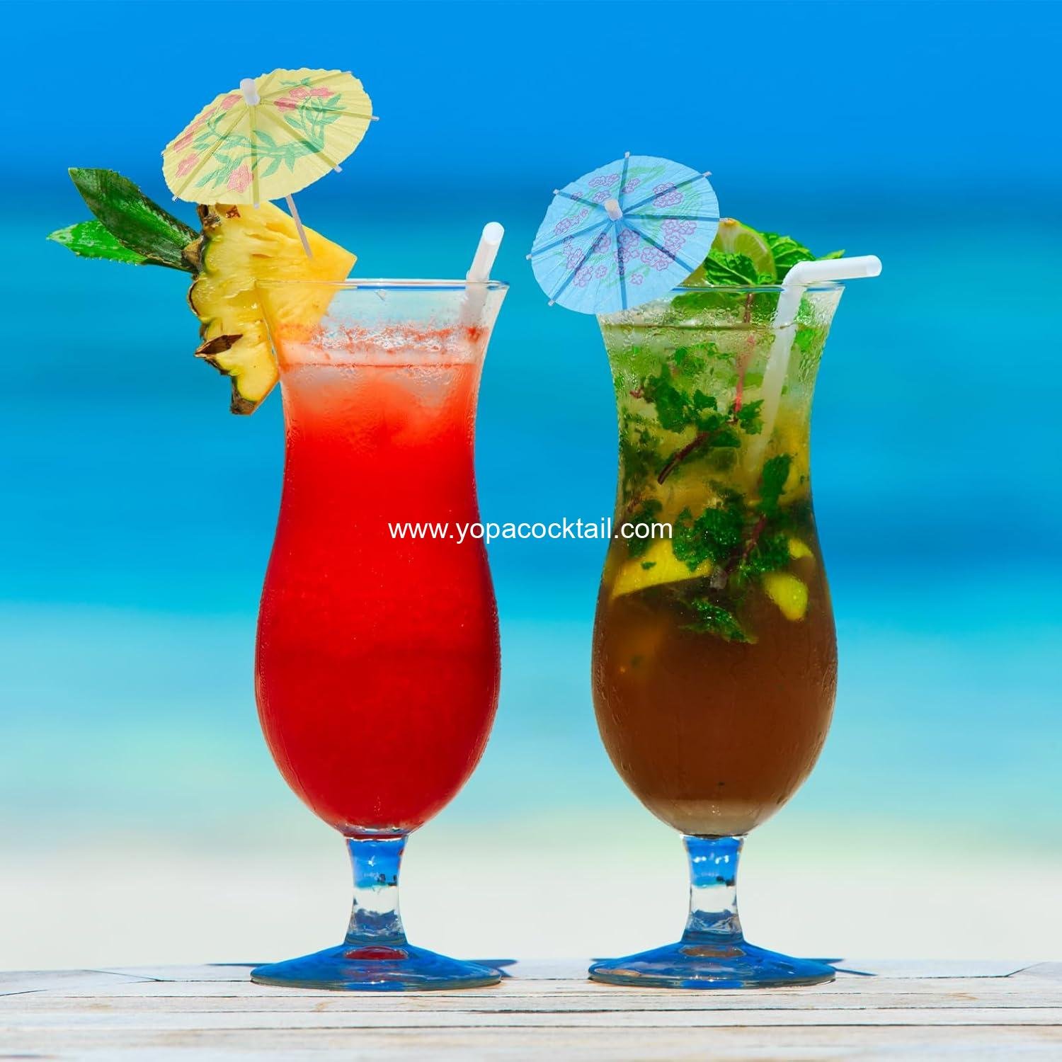 Wholesale 100pcs Cocktail Umbrellas, Drink Umbrellas, Colorful Mini Paper Umbrellas for Drinks, Wooden Cocktail Picks, Hawaiian Cupcake Toppers, Drinks Sticks for Halloween and Christmas Party Decoration - Supplier
