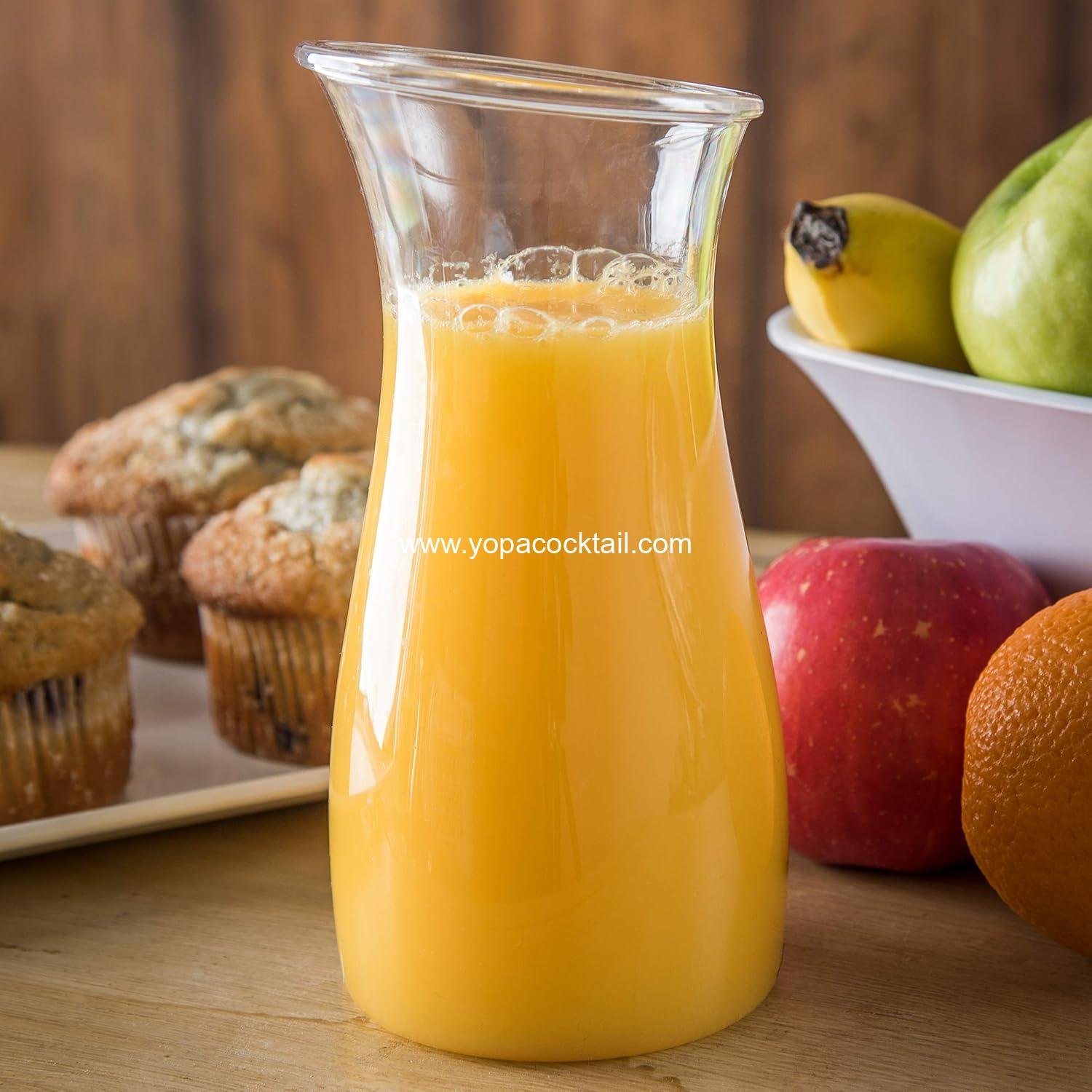 Wholesale 0.50 L Cascata Carafe Juice Jar Beverage Decanter Plastic Clear Supplier