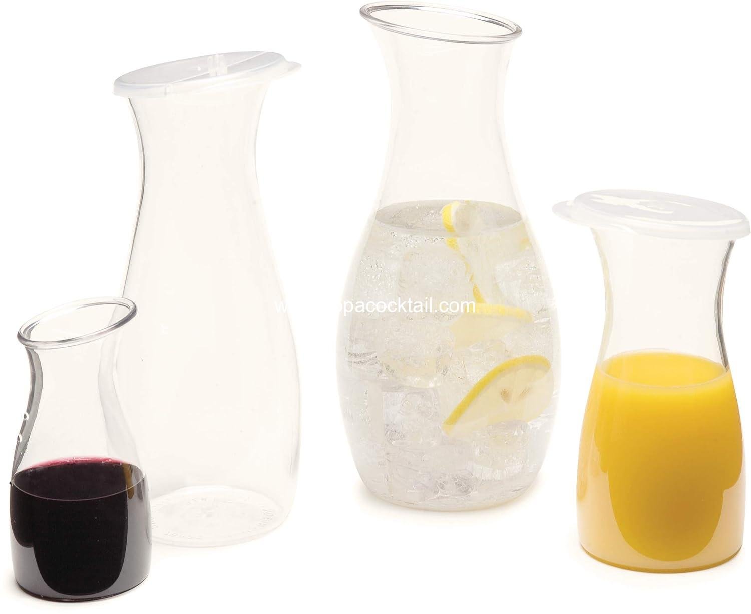 Wholesale 0.50 L Cascata Carafe Juice Jar Beverage Decanter Plastic Clear Supplier