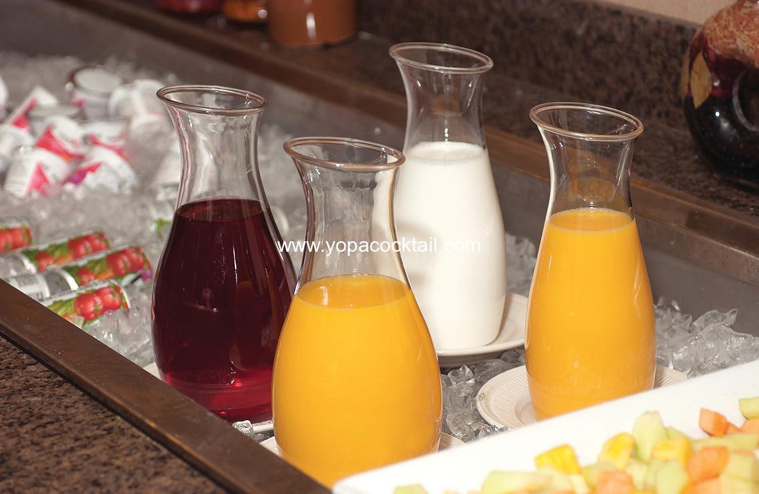 Wholesale 0.50 L Cascata Carafe Juice Jar Beverage Decanter Plastic Clear Supplier