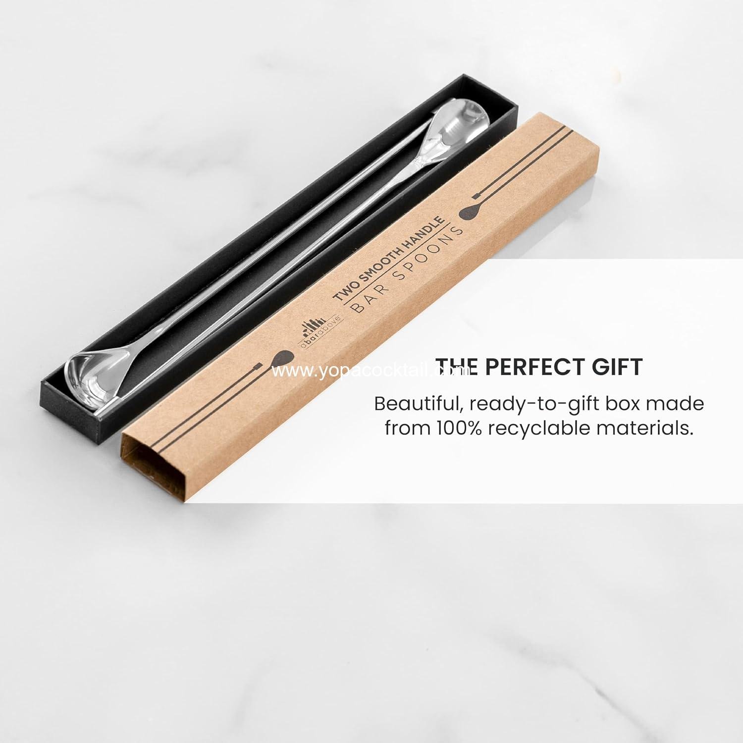 Wholesale Stainless Steel Bar Spoon Set with Spiral Handle - Mixing Spoons for Cocktail Layering and Stirring - Professional or Home Bar Accessories, Smooth Finish - Supplier Wholesale Stainless Steel Bar Spoon Set with Spiral Handle - Mixing Spoons for Cocktail Layering and Stirring - Professional or Home Bar Accessories, Smooth Finish - Supplier