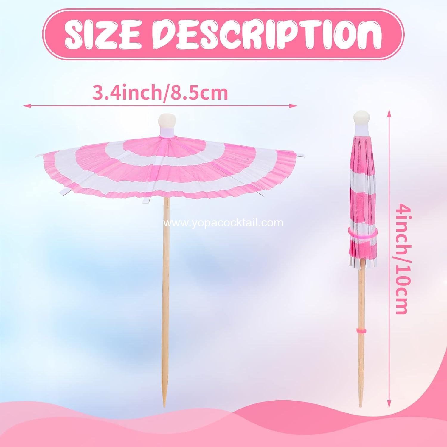 Wholesale 150 Pieces Cocktail Umbrellas with Toothpicks for Summer Decor, Hawaiian Cupcake Toppers, and Party Decorations (Circular Stripes Style) Supplier Wholesale 150 Pieces Cocktail Umbrellas with Toothpicks for Summer Decor, Hawaiian Cupcake Toppers, and Party Decorations (Circular Stripes Style) Supplier